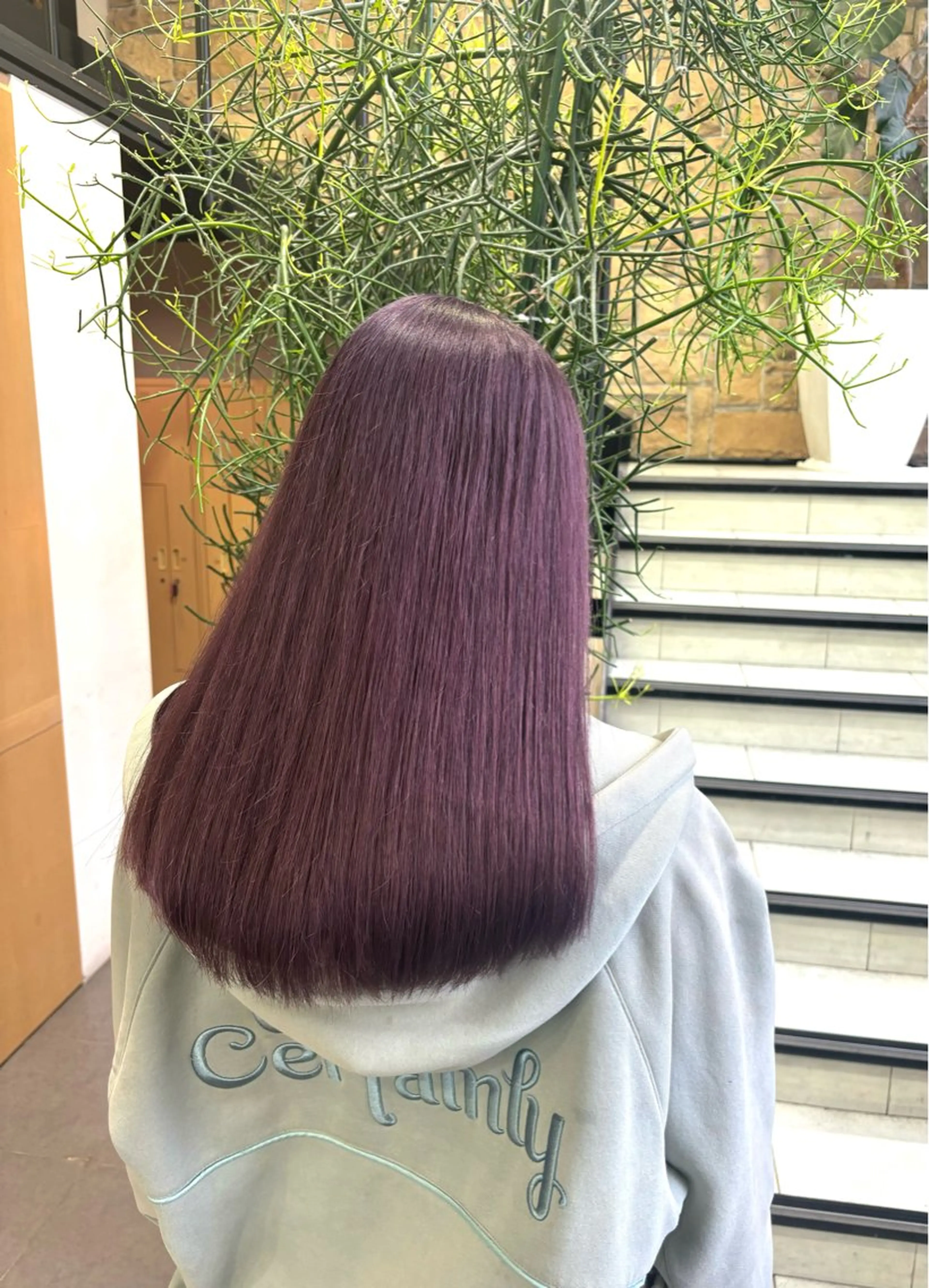 セミロング カラー ヘアカラー 🫧ブリーチ／カラー 🫧　鈴木敏文のヘアスタイル