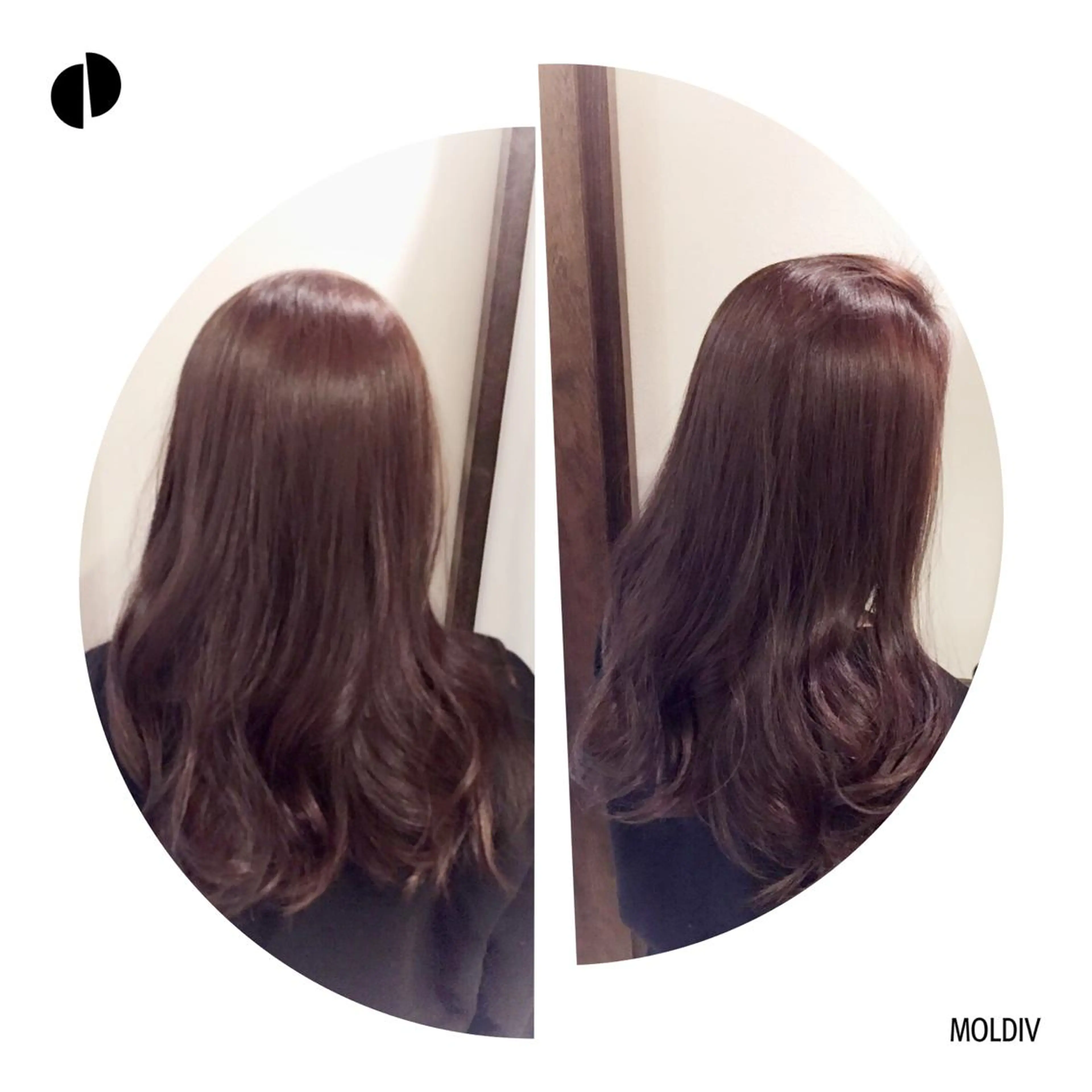 セミロング ロング カラー アッシュ バイオレットカラー バイオレットアッシュ ✨縮毛矯正✨髪質改善 ナカシマ ユミのヘアスタイル