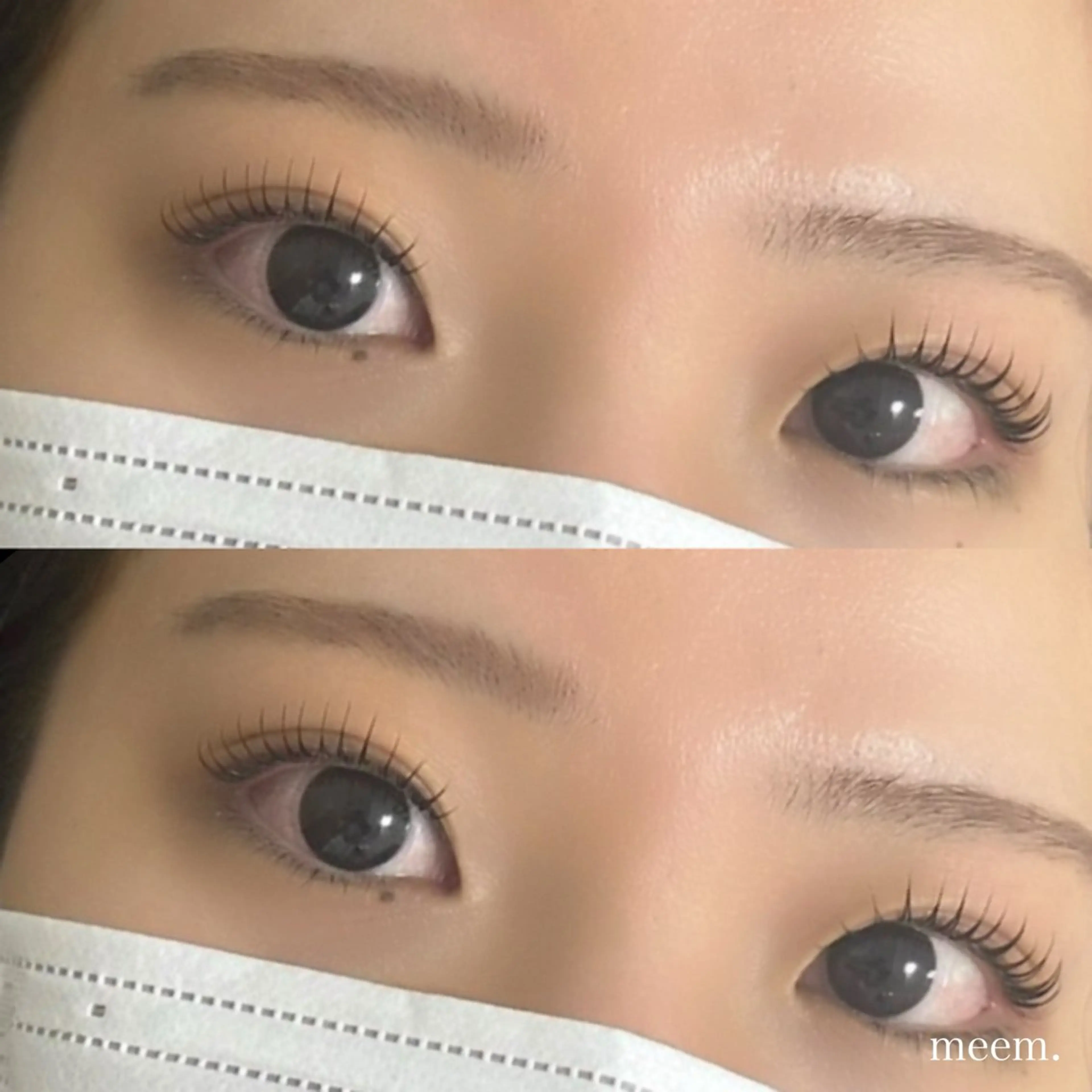 マツエク・マツパ マツパ まつげ・眉毛専門 meem.miraiのマツエク・マツパデザイン