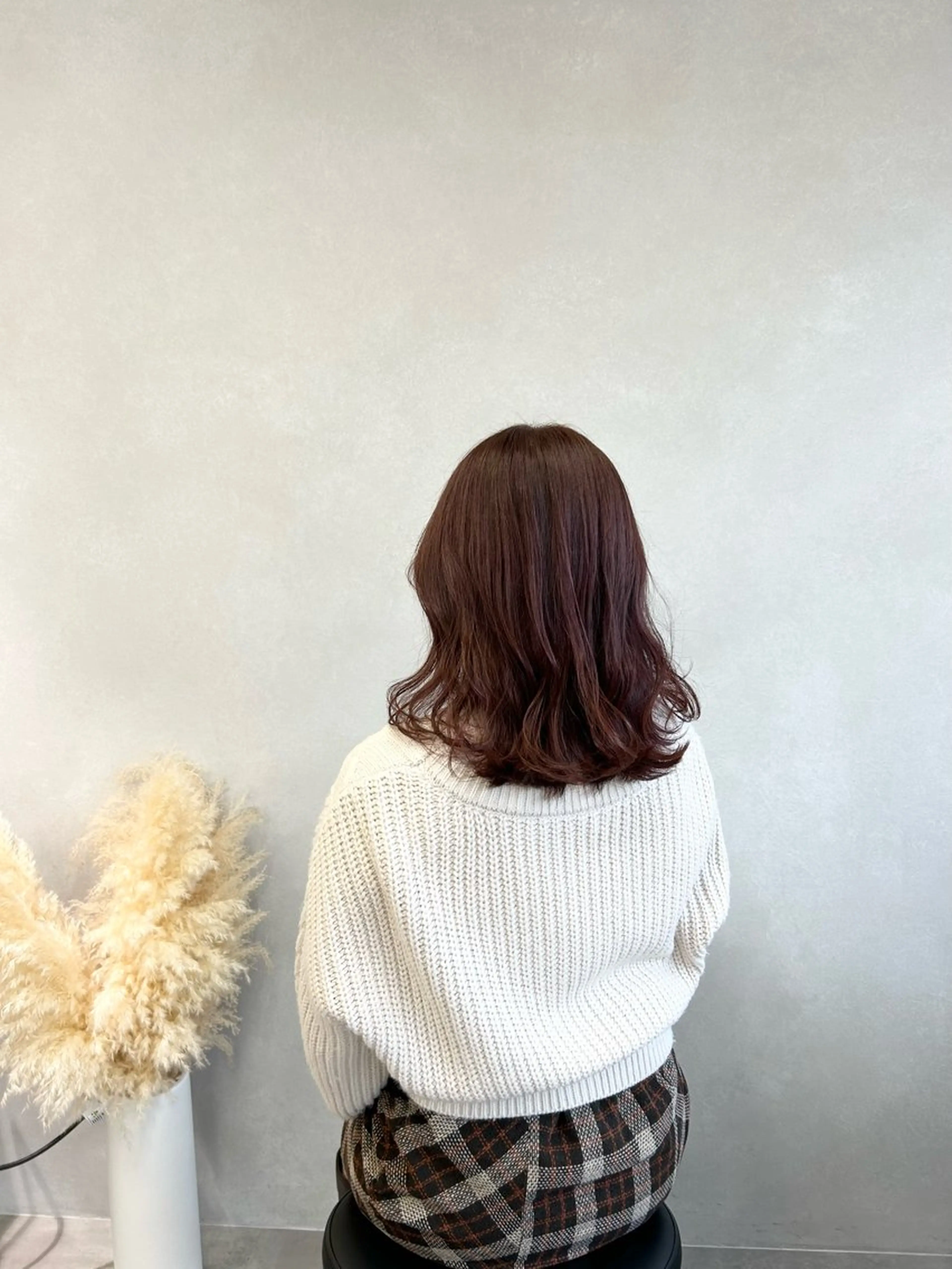 ミディアム カラー ブラウンカラー ピンクカラー ピンクブラウン 暖色･似合わせカラー (廣石沙英🎀)のヘアスタイル