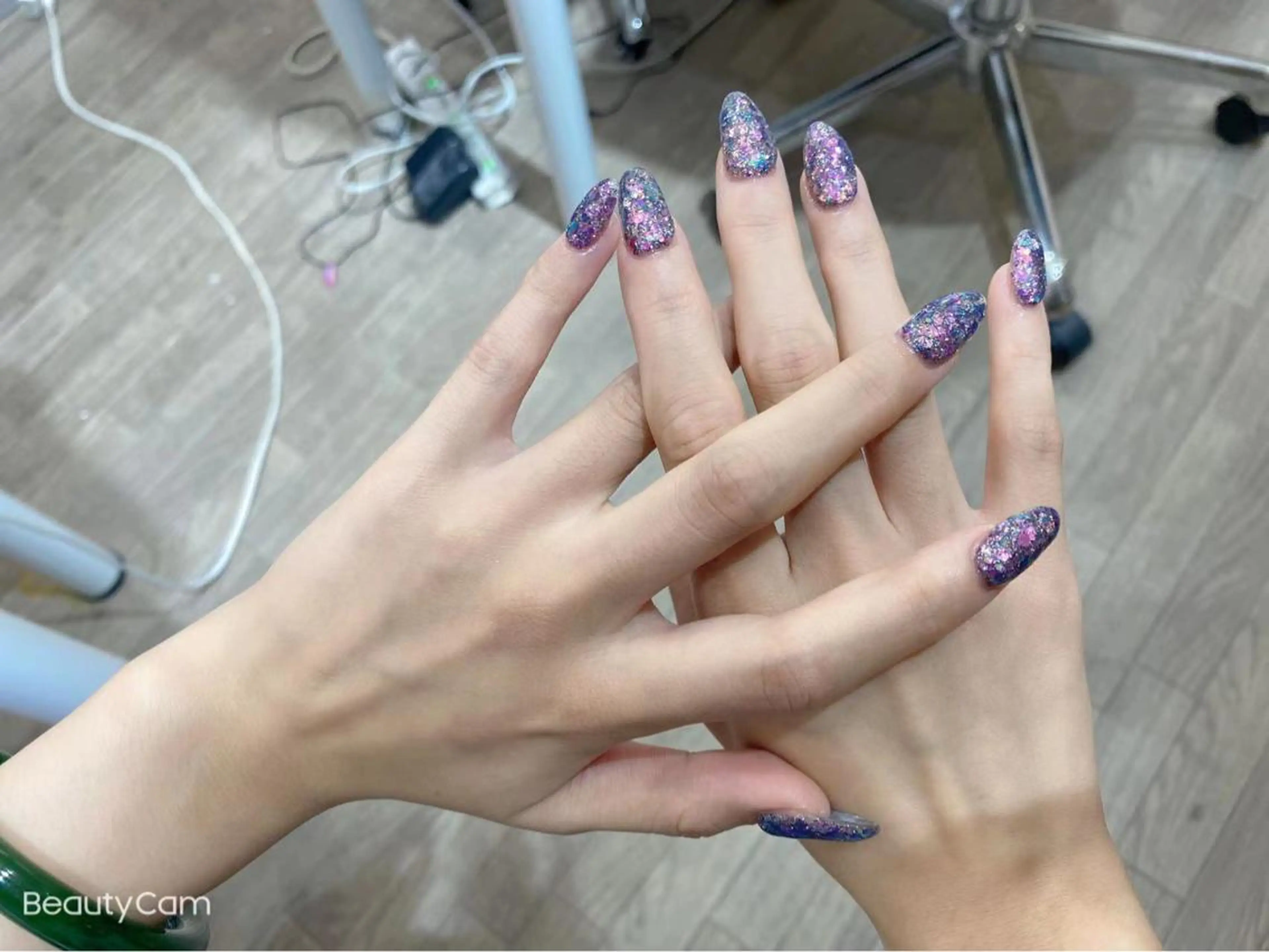 ネイル 韓国ネイル ラメ(グリッター) Umi nail& eyelashのネイルデザイン