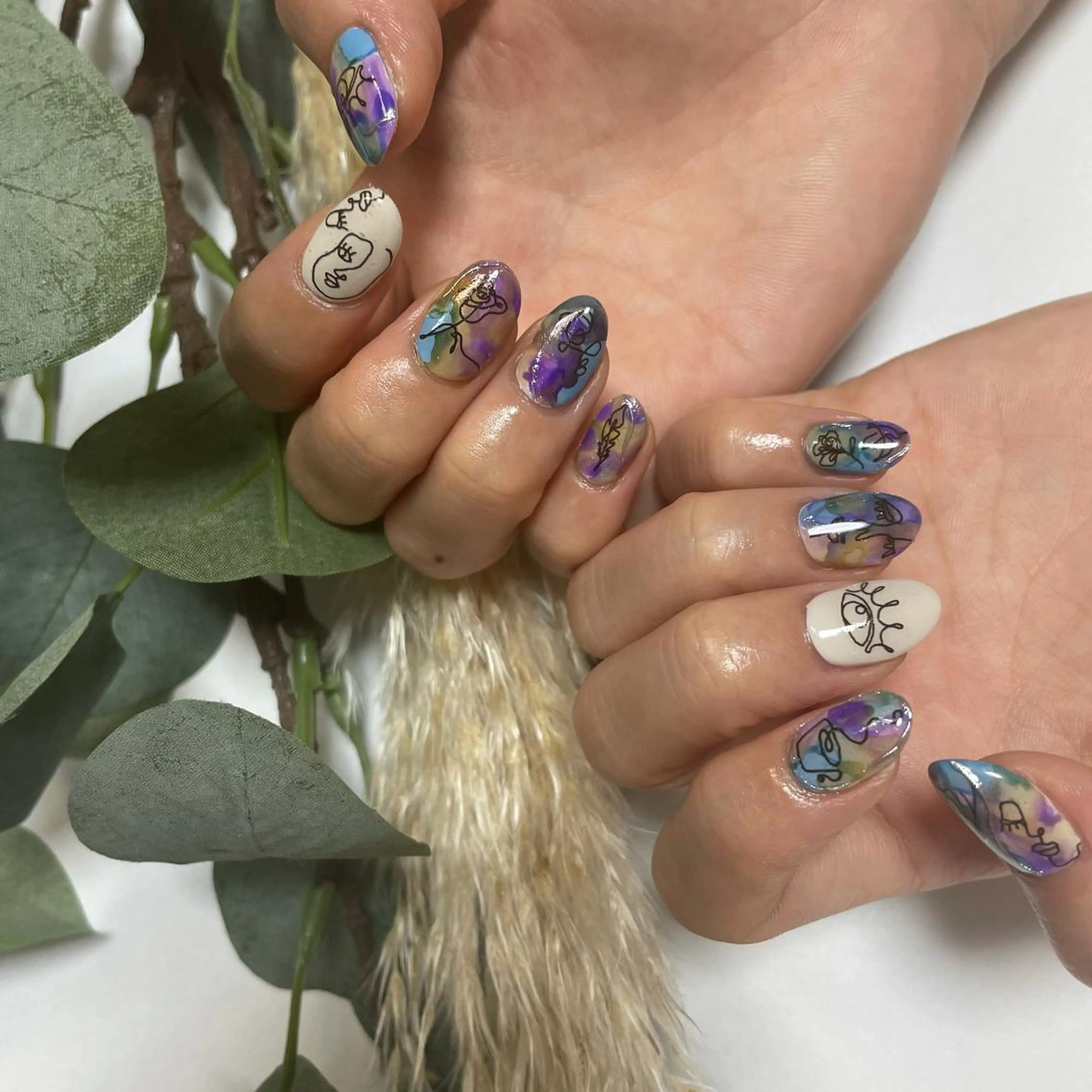 ネイル アートネイル ハンドネイル Aleum所属・Nail Salon Aleumのネイルデザイン