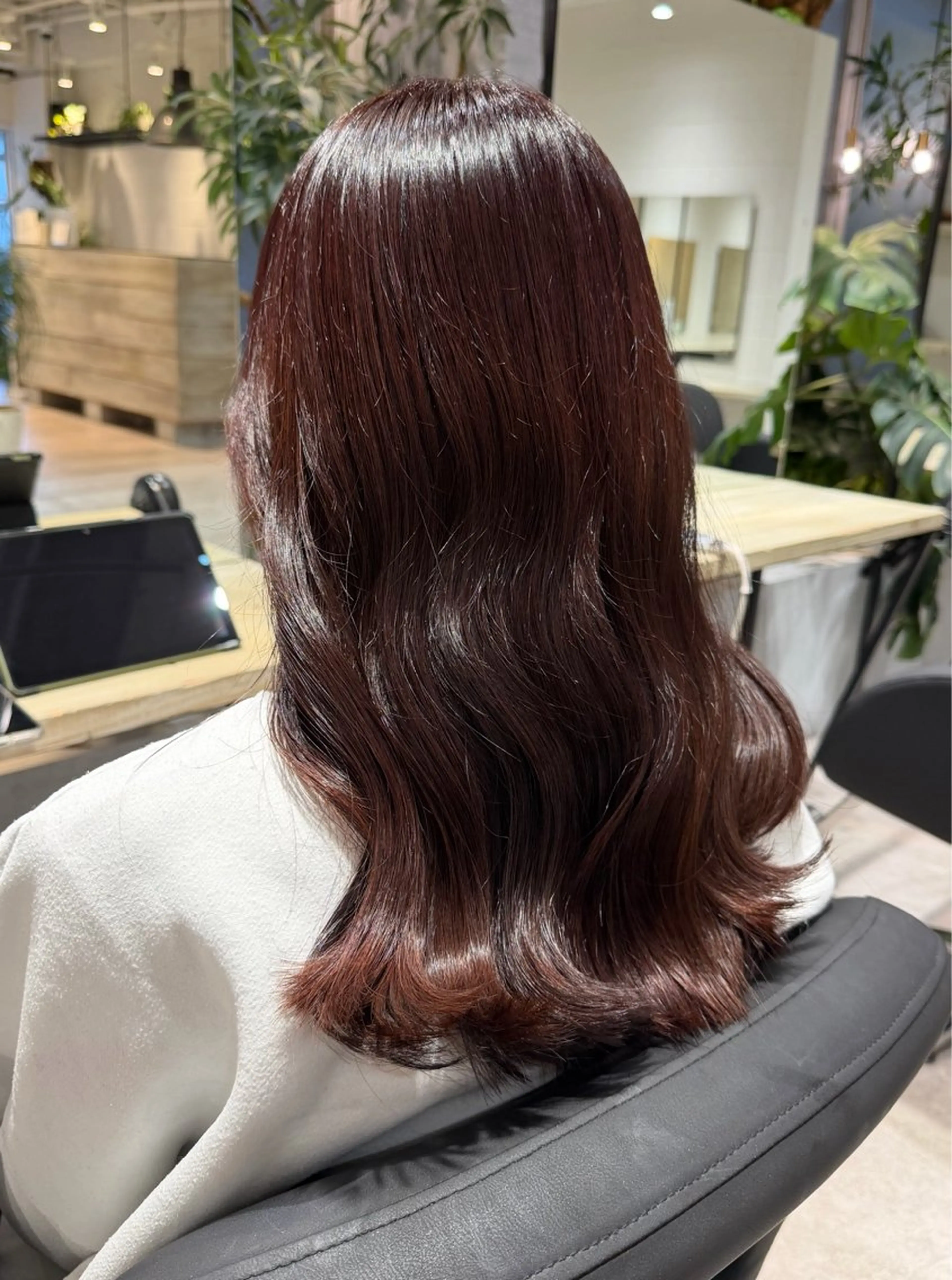 セミロング ヘアカラー トリートメント 紗帆（saho）   ︎︎︎︎のヘアスタイル