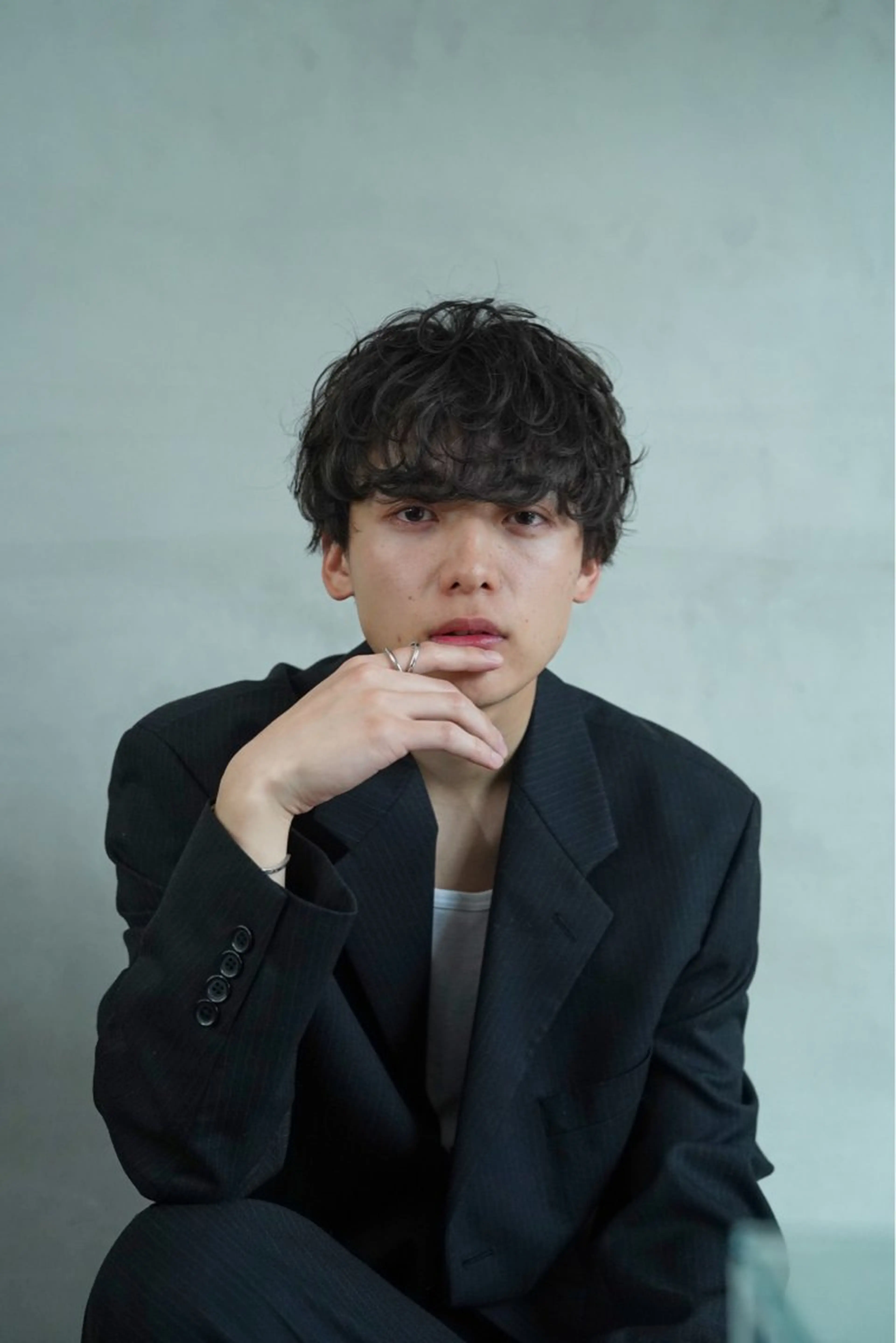 ショート パーマ メンズ fifth　石垣 海音のヘアスタイル