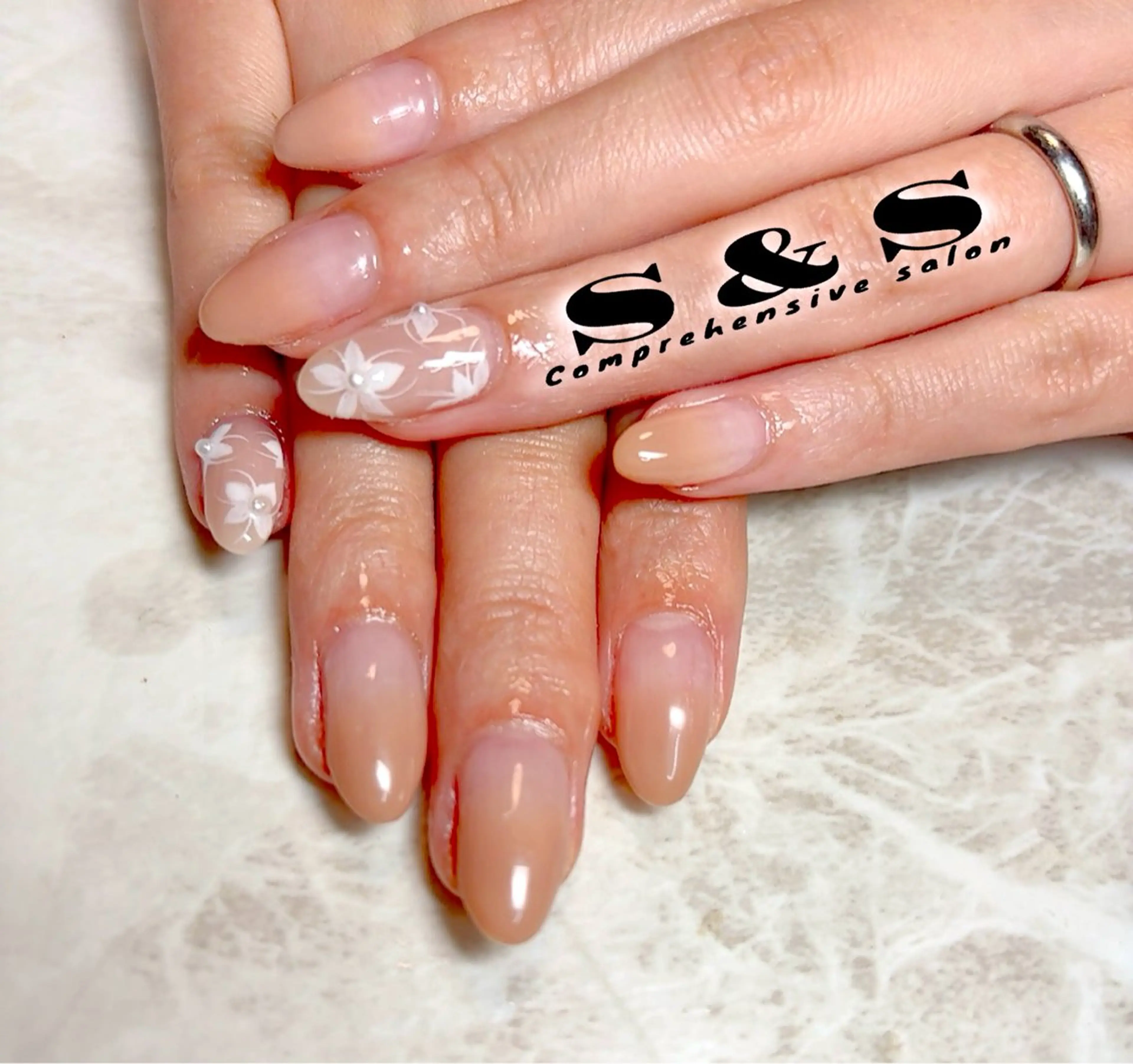ネイル アートネイル フラワーネイル S&S 村田小百合のネイルデザイン
