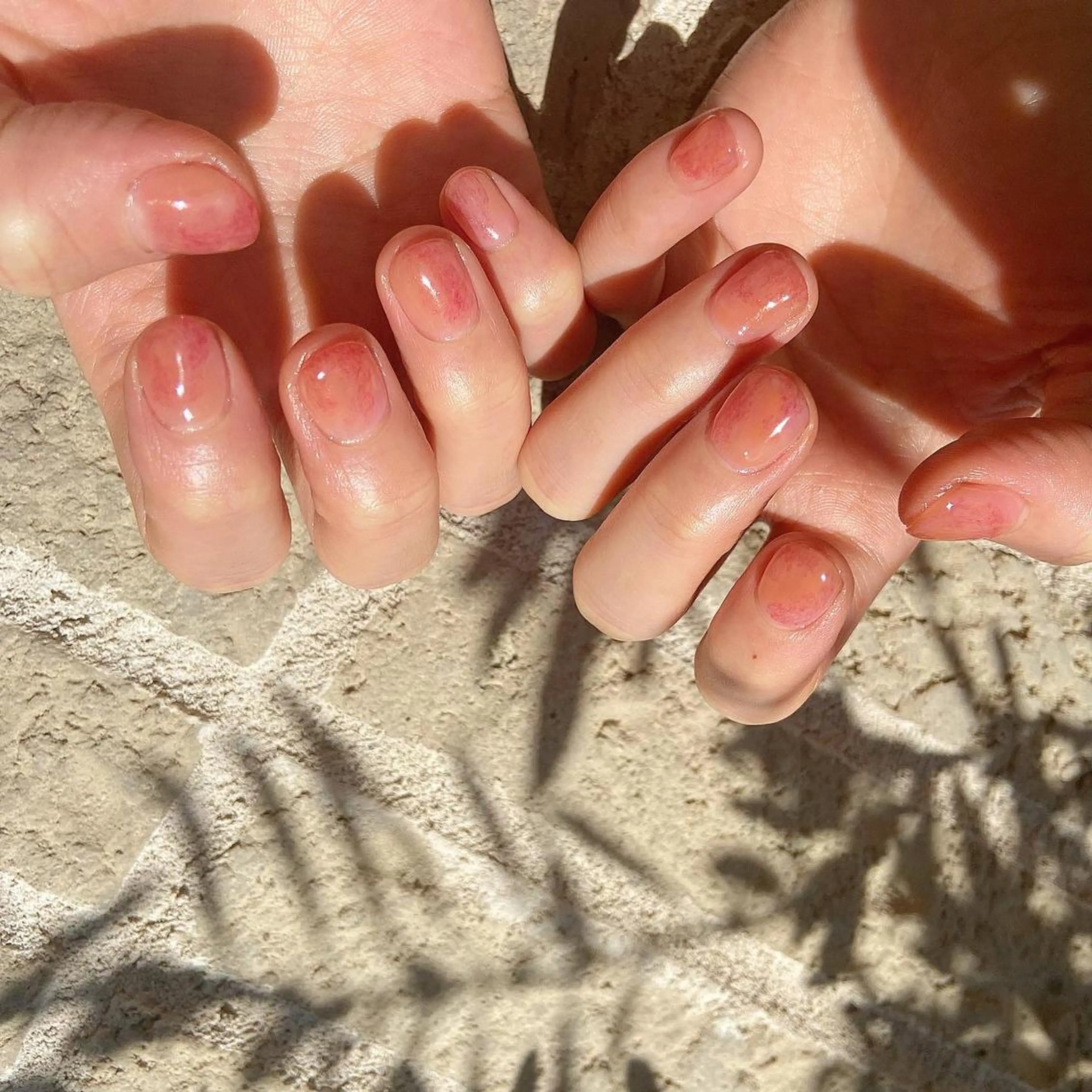 ネイル ハンドネイル 𝕄𝕚𝕪𝕦🤍 自由が丘⌇パラジェルのネイルデザイン