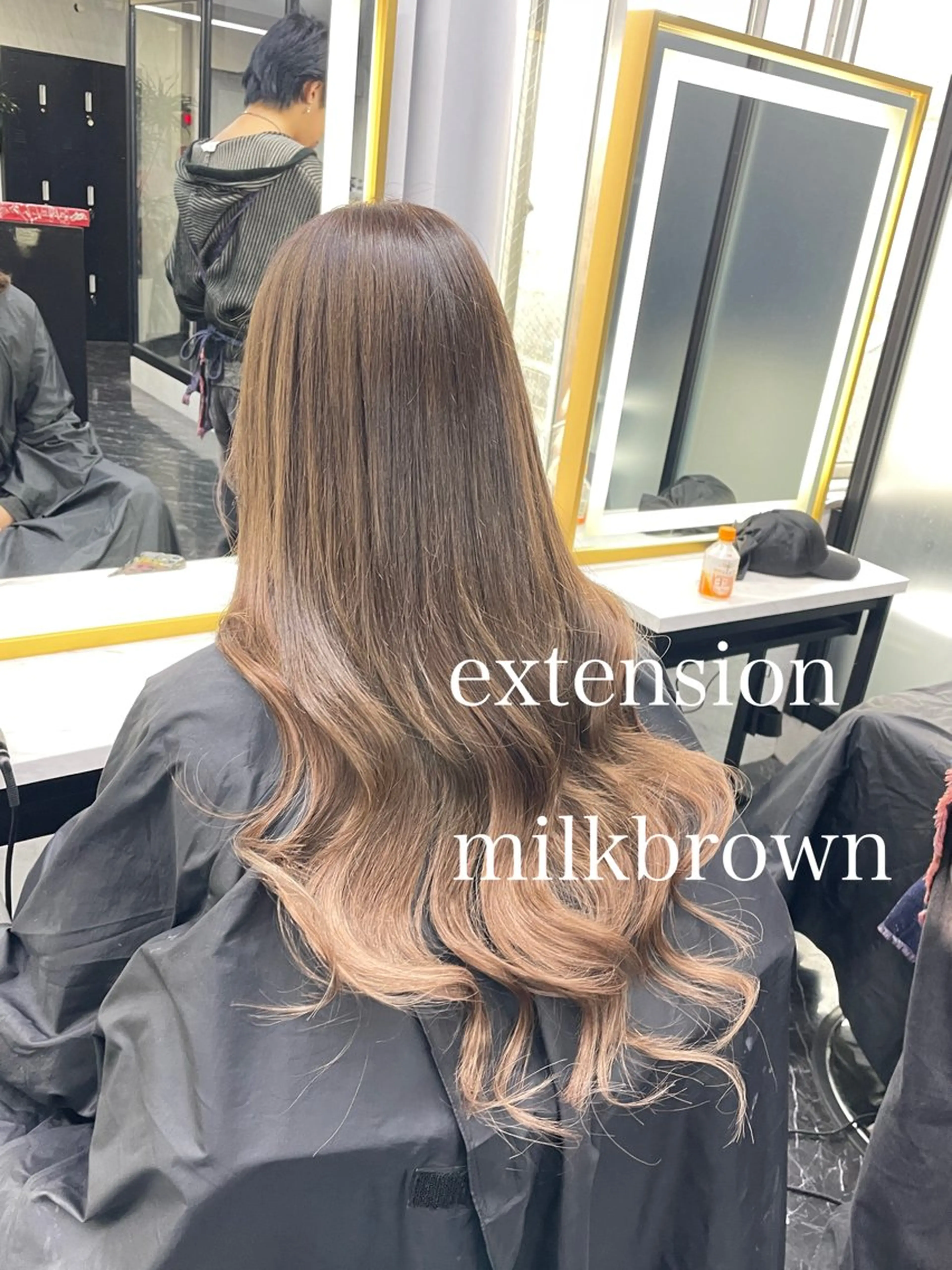 ロング カラー ヘアカラー エクステ エクステ🩵ブリーチ 韓国ヘア🩵KAEのヘアスタイル