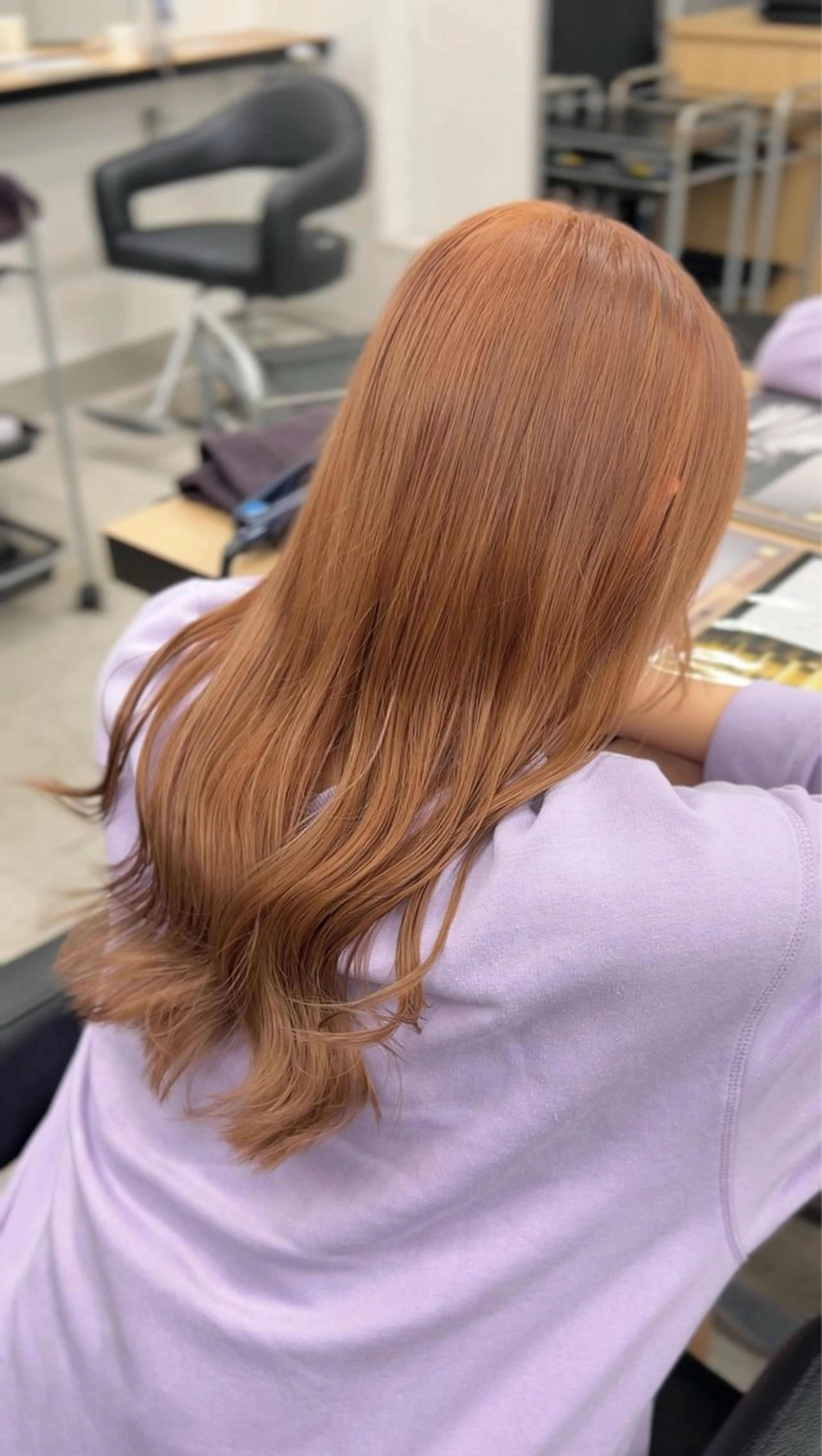 カラー カット ヘアカラー トリートメント ヘッドスパ 透明感ハイトーン/ ベージュ/りくとのヘアスタイル