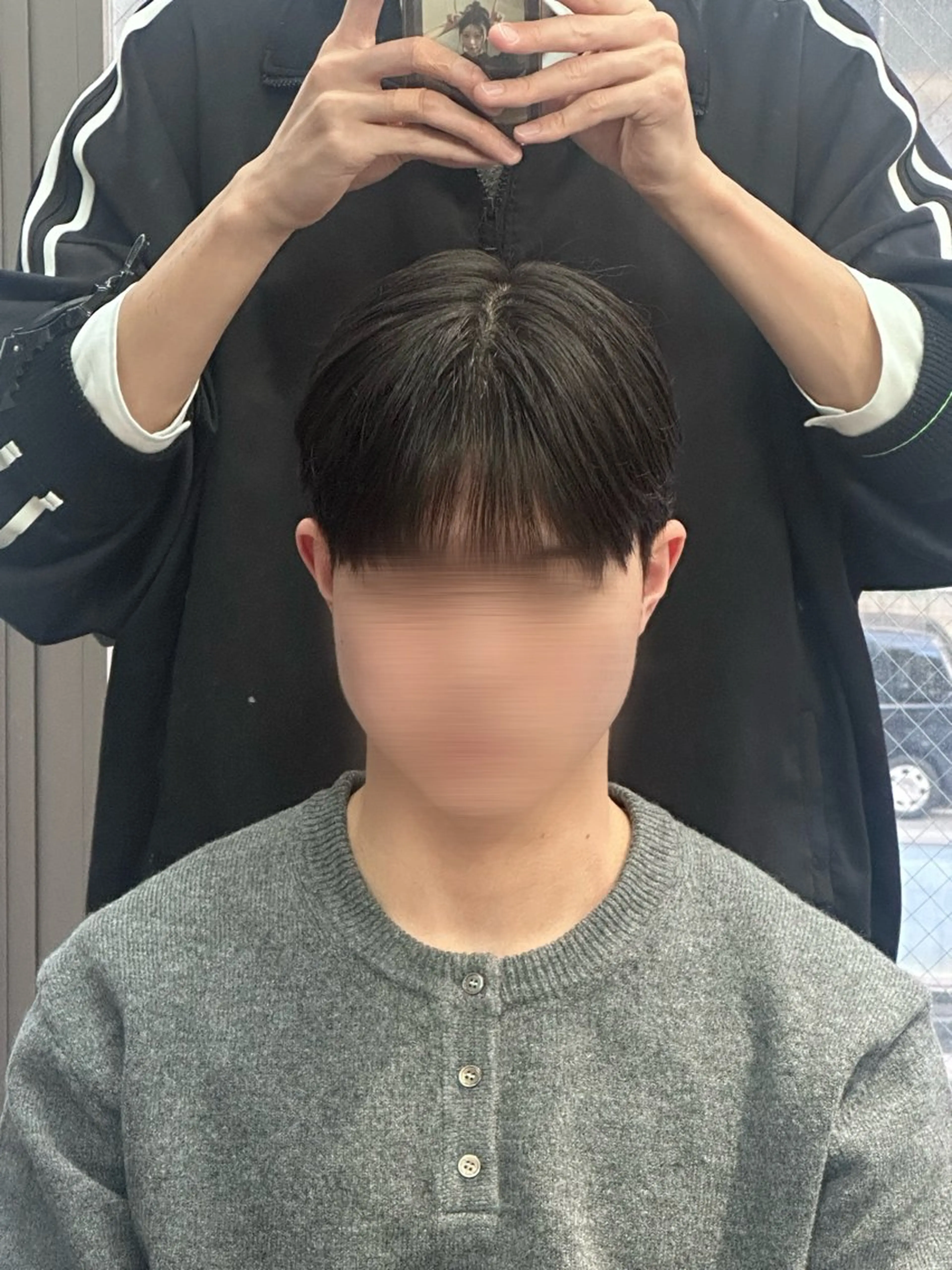 メンズ ダウンパーマ メンズパーマ カット パーマ 韓国メンズヘア/ ハタのヘアスタイル