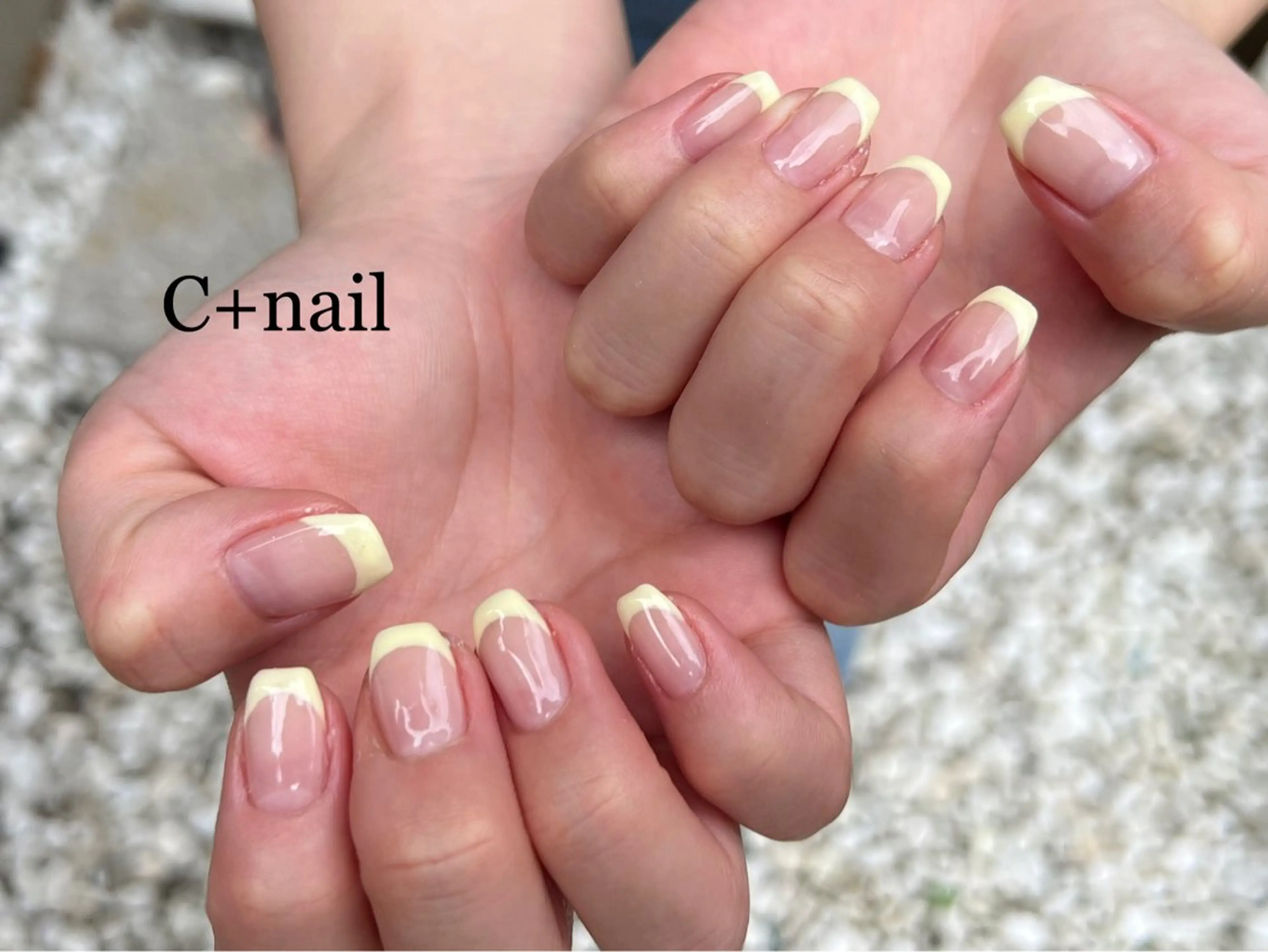 ネイル フレンチネイル グラデーション 黄色 その他(ネイル) ✴︎ C+nailのネイルデザイン