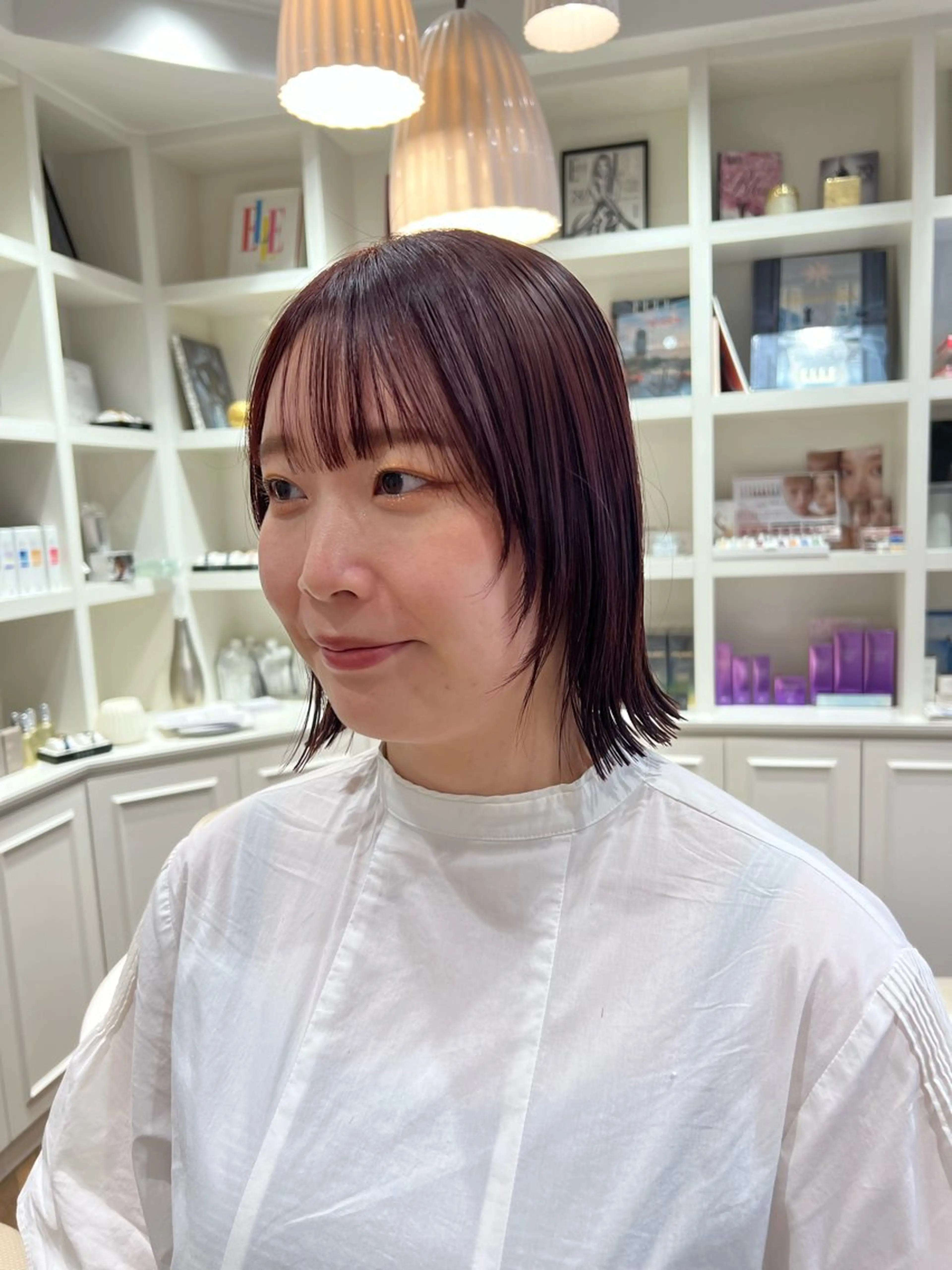 ショート カラー 似合わせ/レイヤー 💟SAEのヘアスタイル