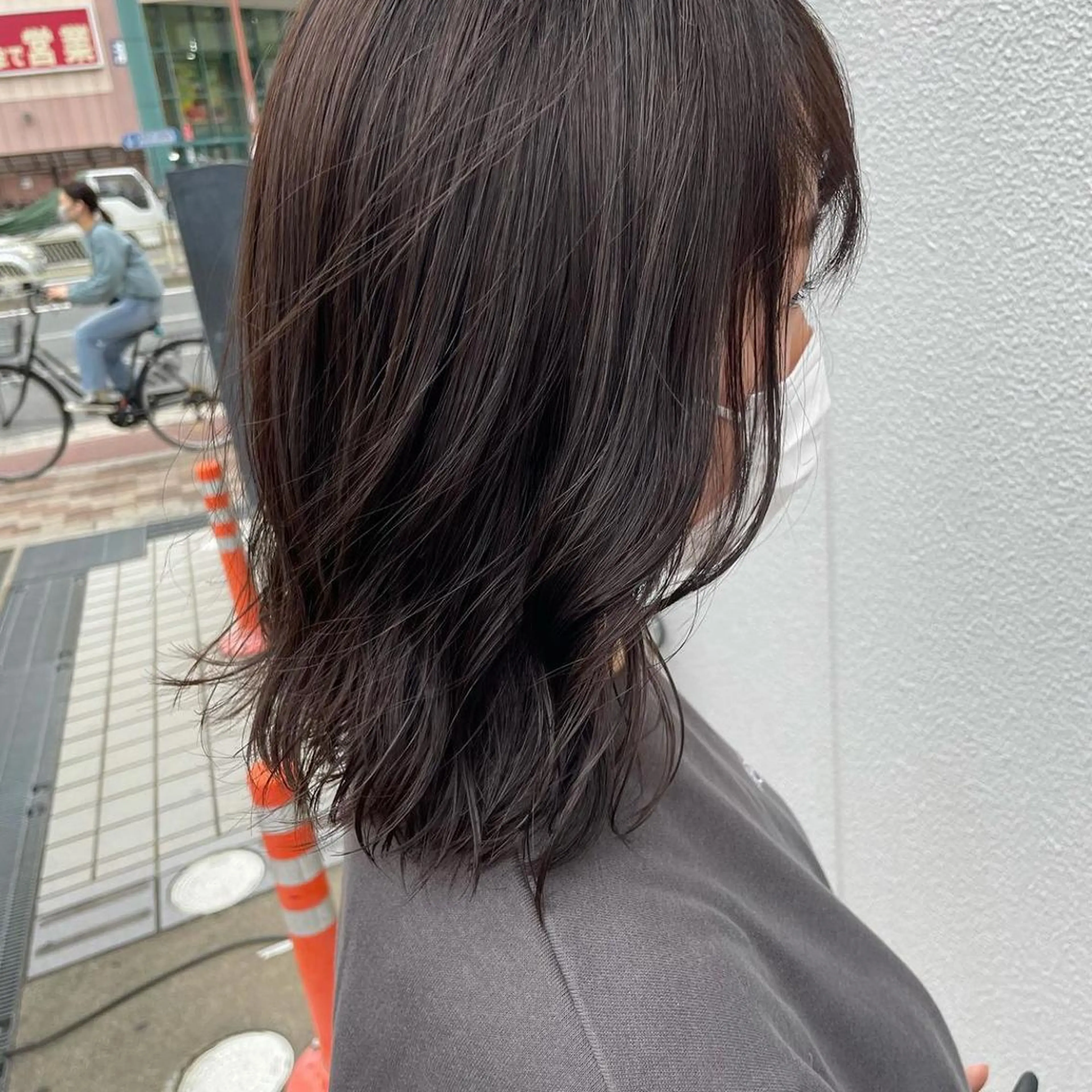 ミディアム カラー 髪質改善 Noe心斎橋店のヘアスタイル
