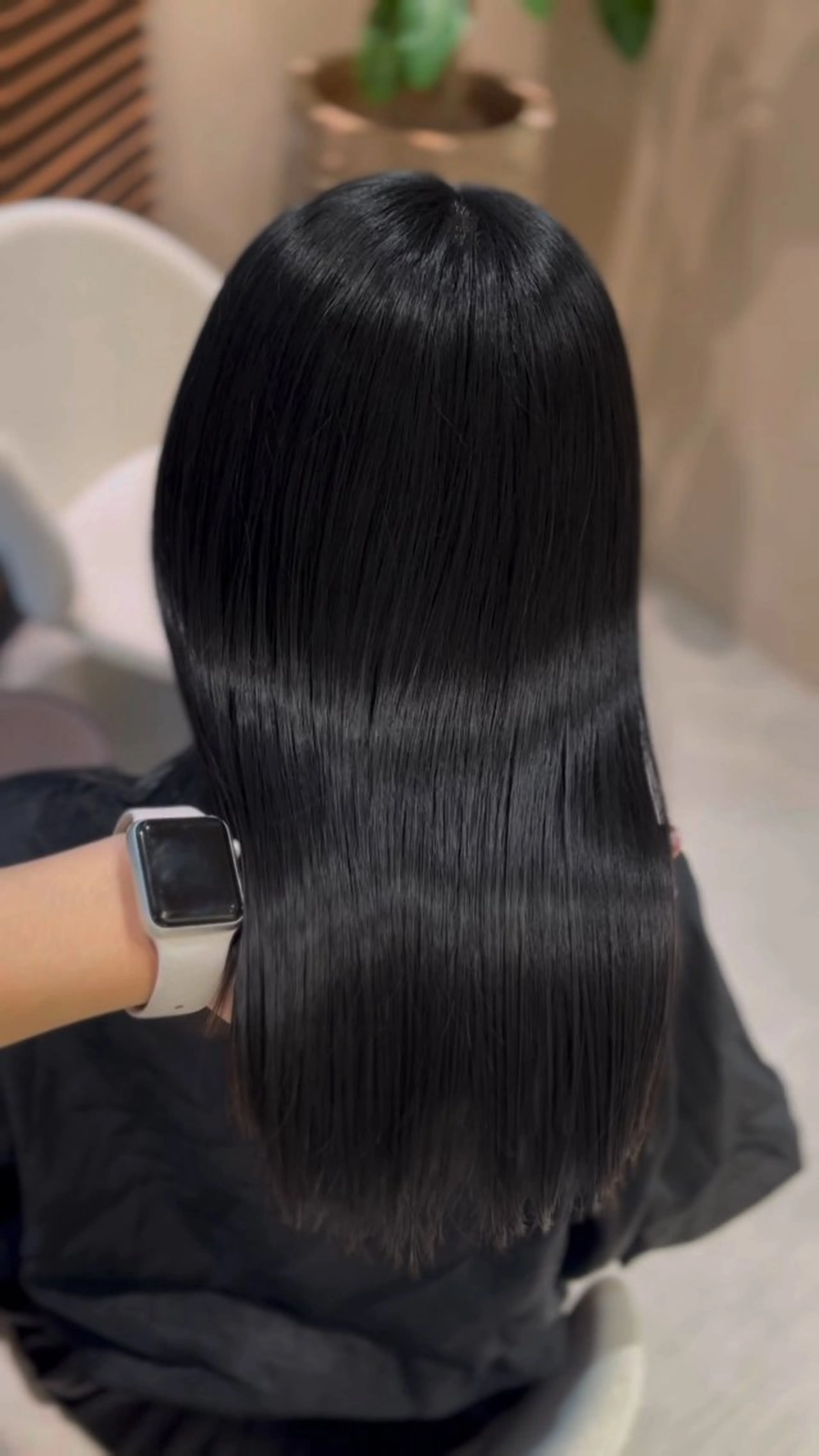 セミロング JILL    hair所属・韓国ヘア/ベージュ カラー/髪質改善/涼のヘアスタイル