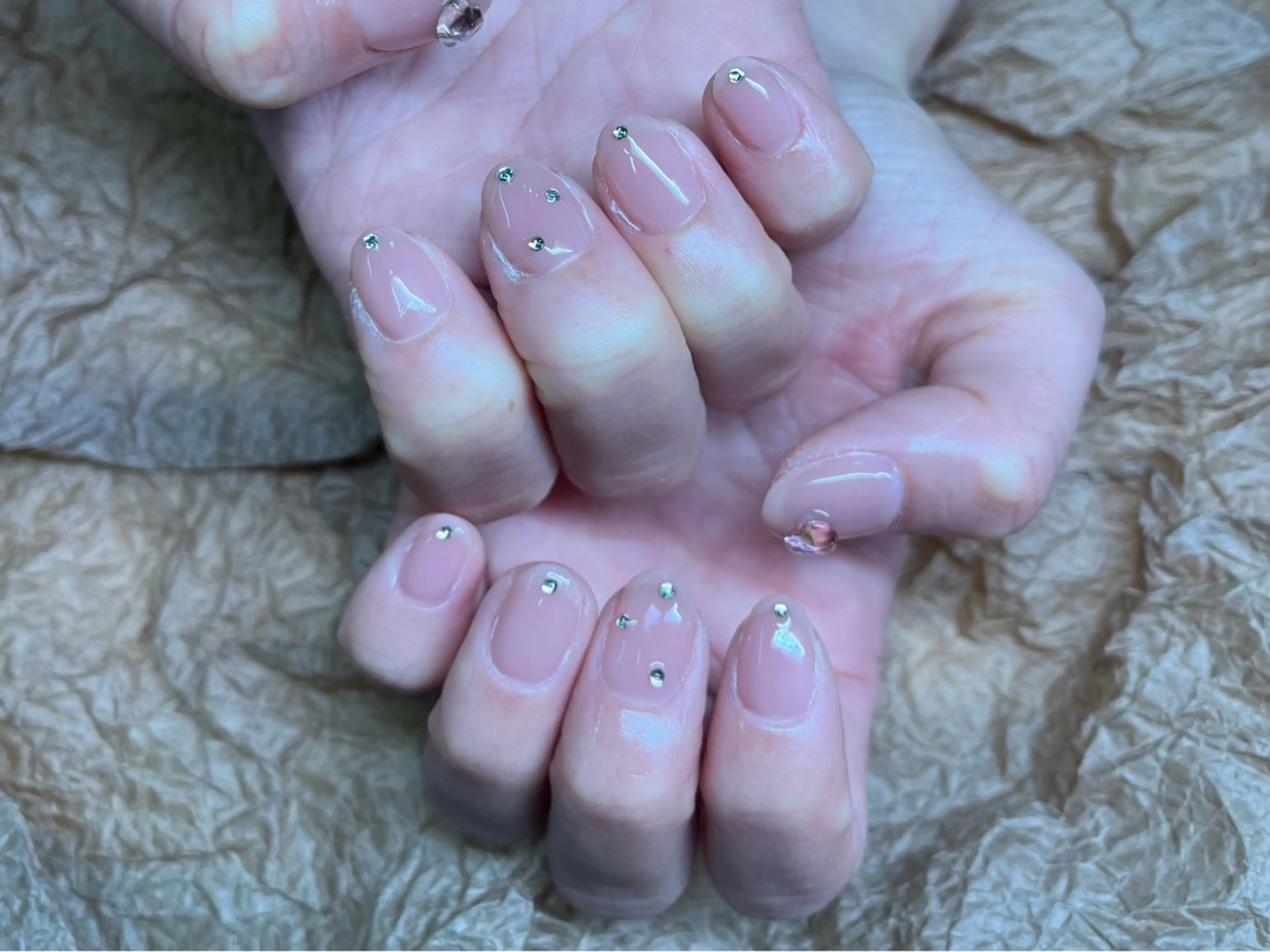 ネイル 持ち込み ワンカラーネイル ワンホンネイル ToliyDeliy Nail Salonのネイルデザイン