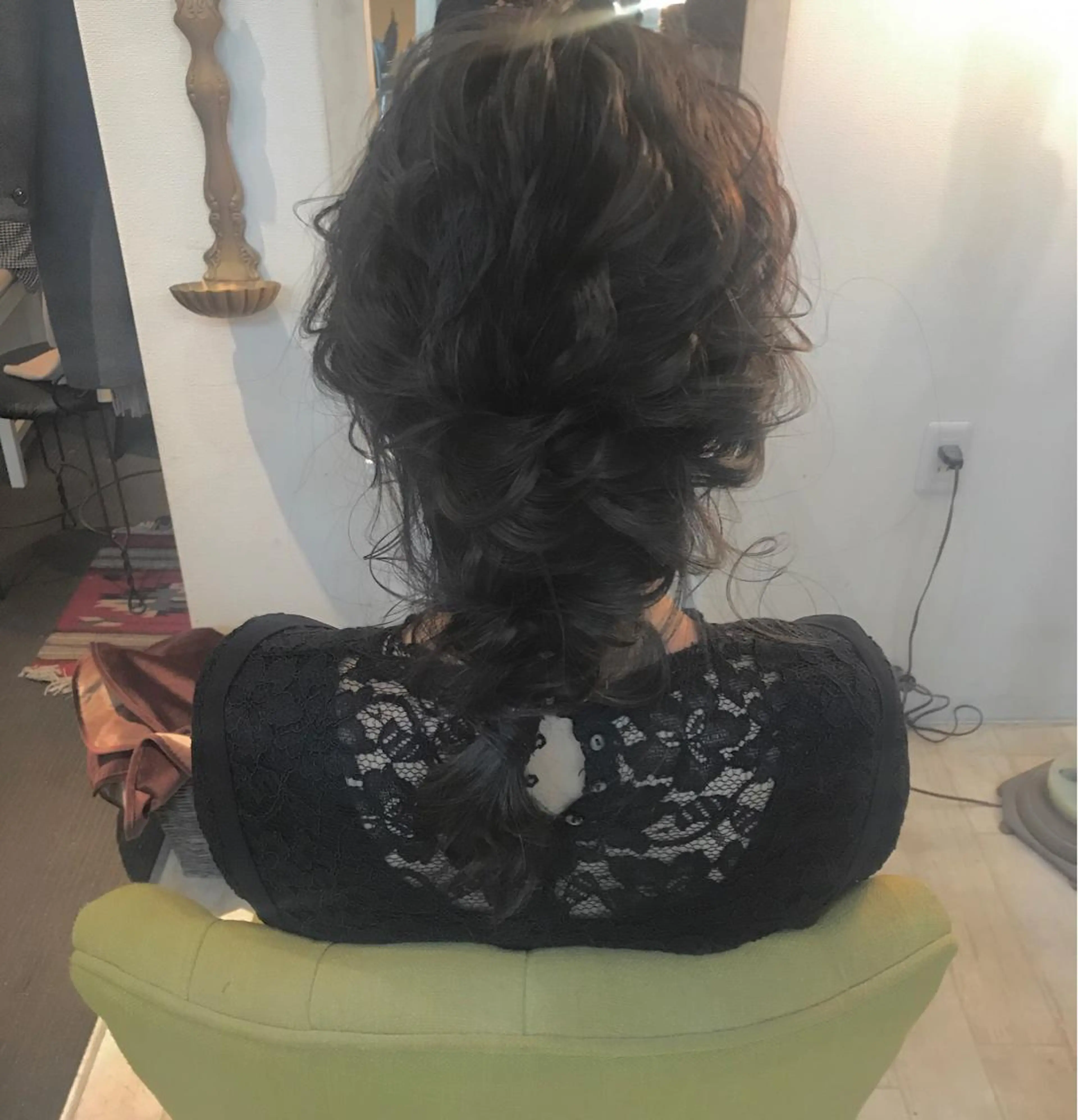 セミロング ヘアアレンジ 韓国 / 中国ヘア 🦋Noniのヘアスタイル