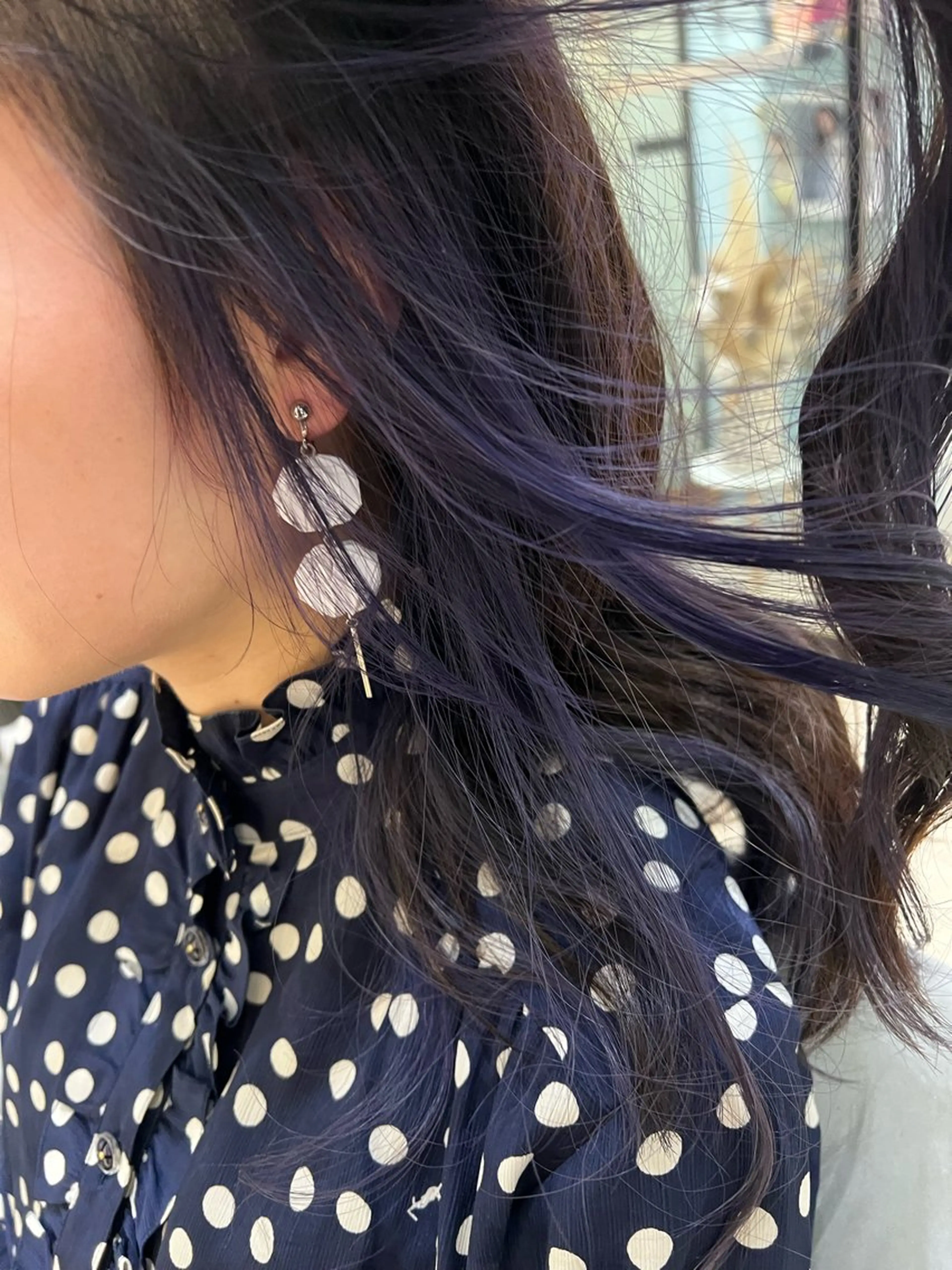 ミディアム カラー ヘアカラー 堀井 凌平のヘアスタイル