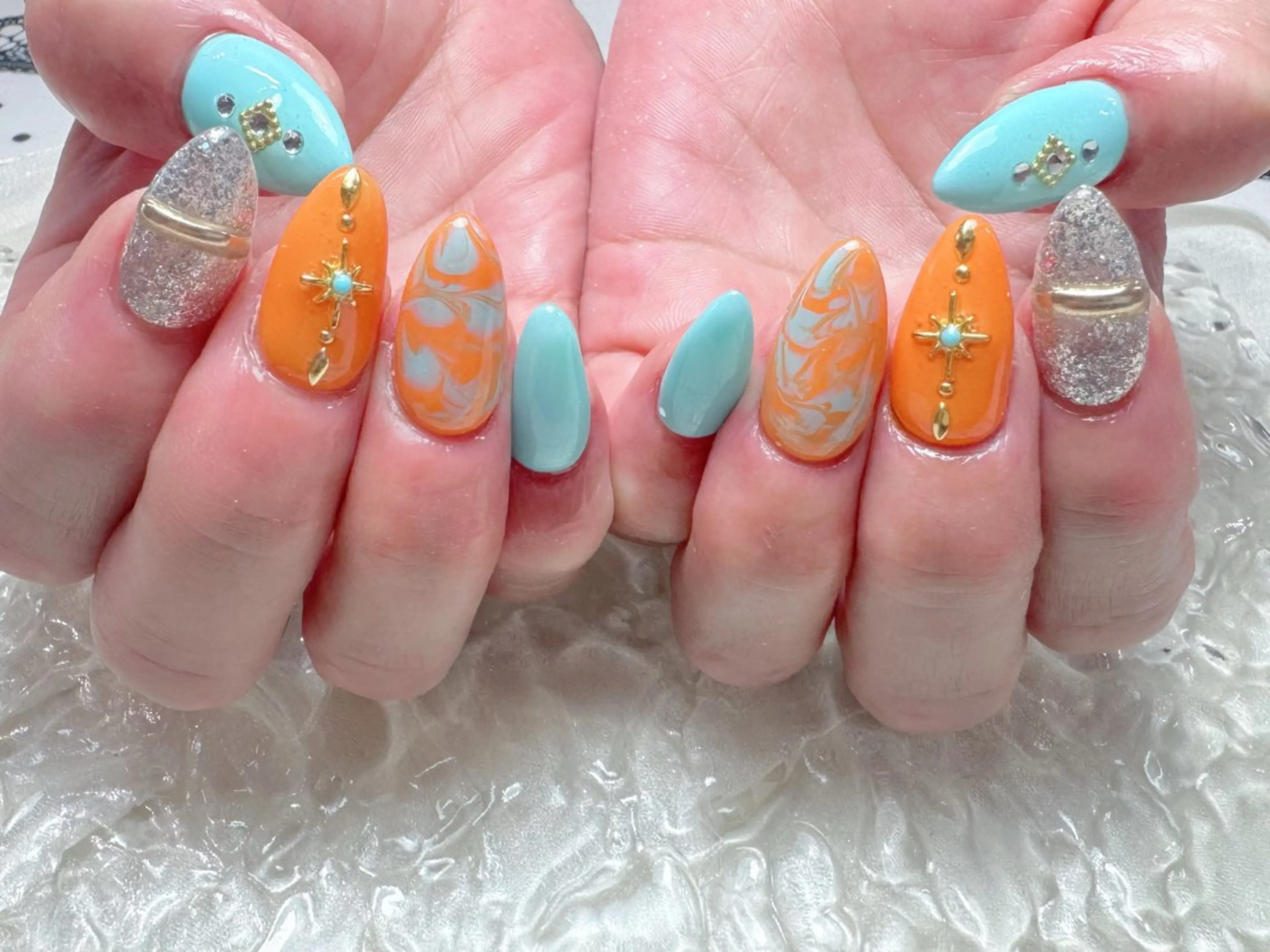 ネイル ハンドネイル マジックミラー所属・マジック ミラーのネイルデザイン