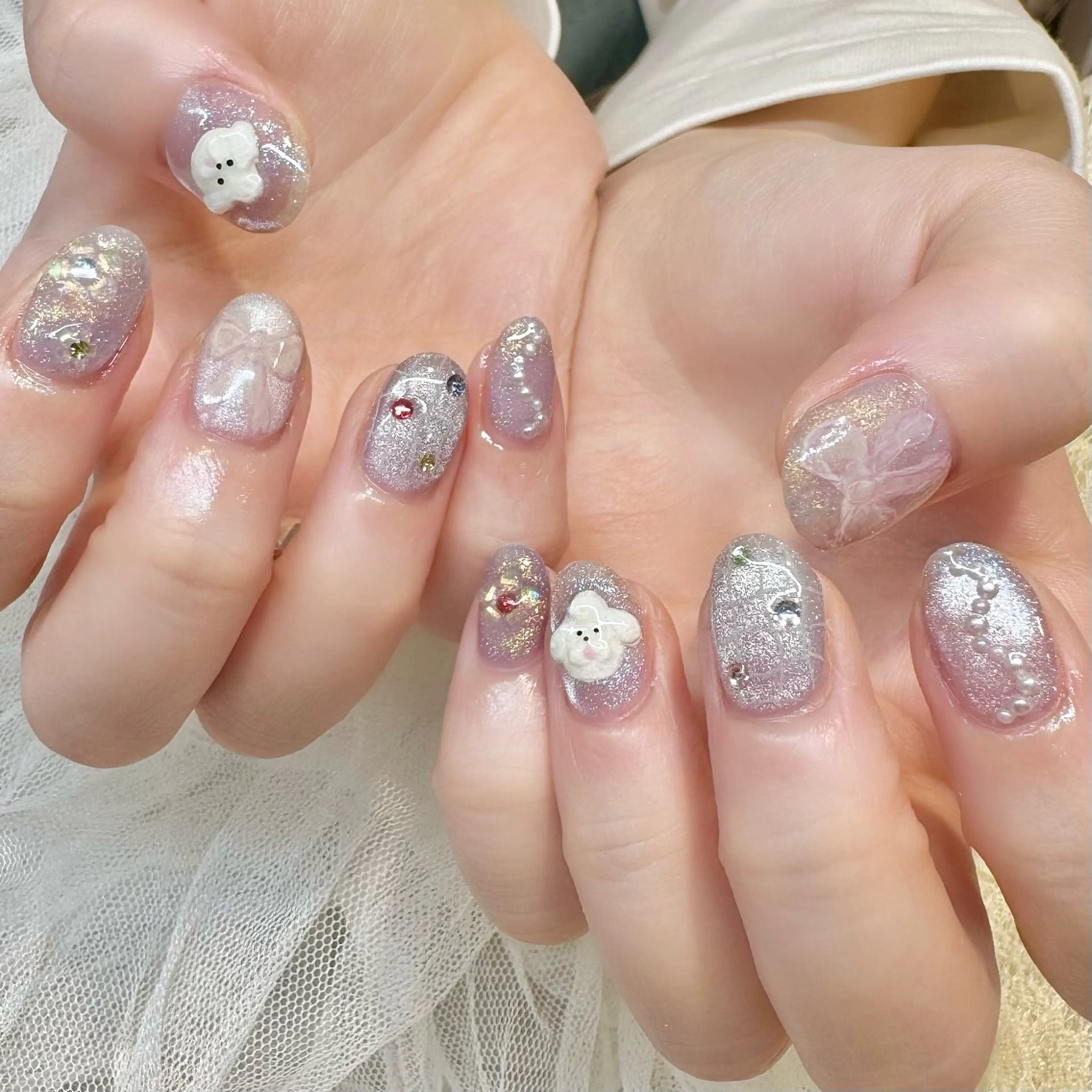 ネイル ハンドネイル 新井 ひなののネイルデザイン