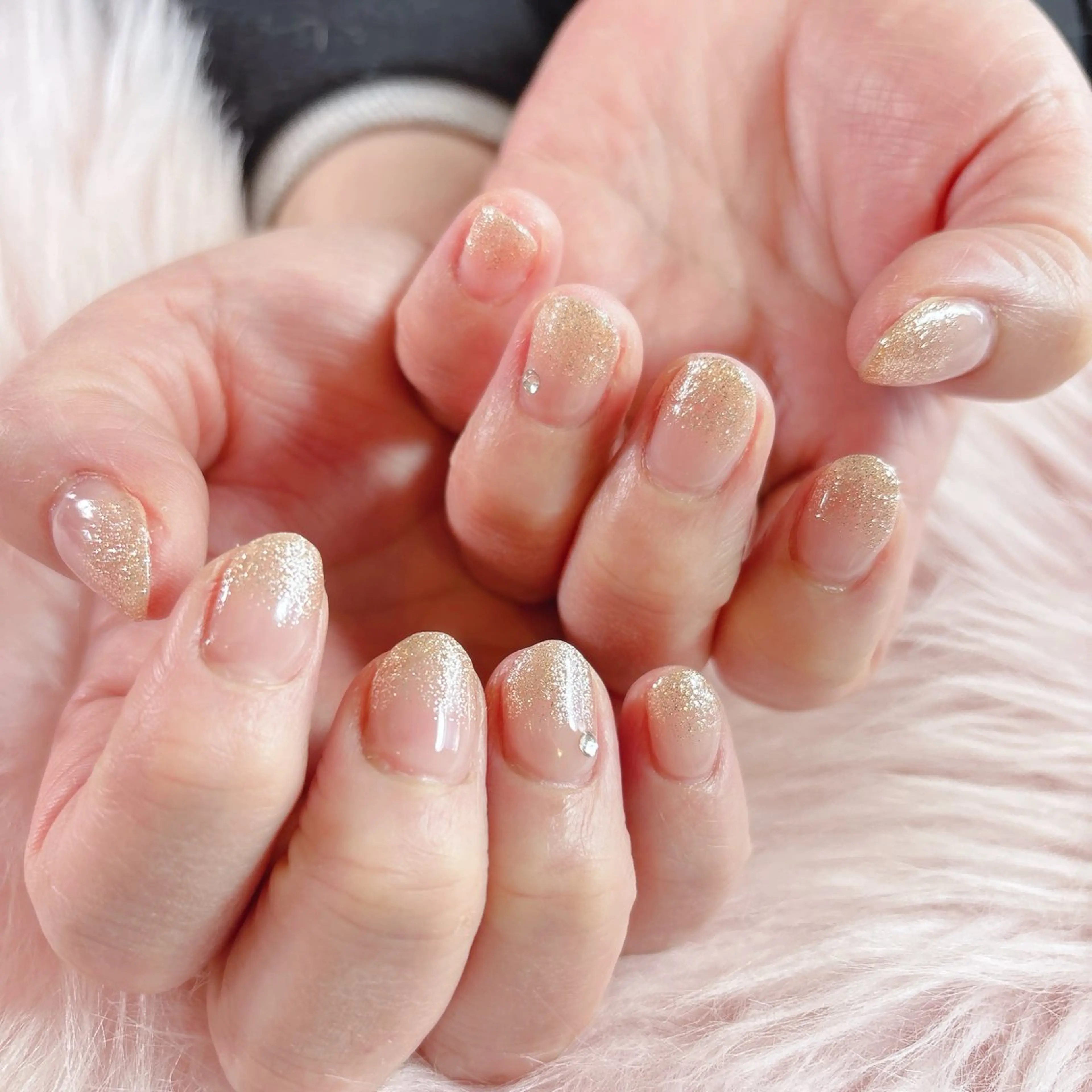 ネイル ラメ(グリッター) ラメグラデーション MignonReve所属・MignonReve 🎀Sayaのネイルデザイン