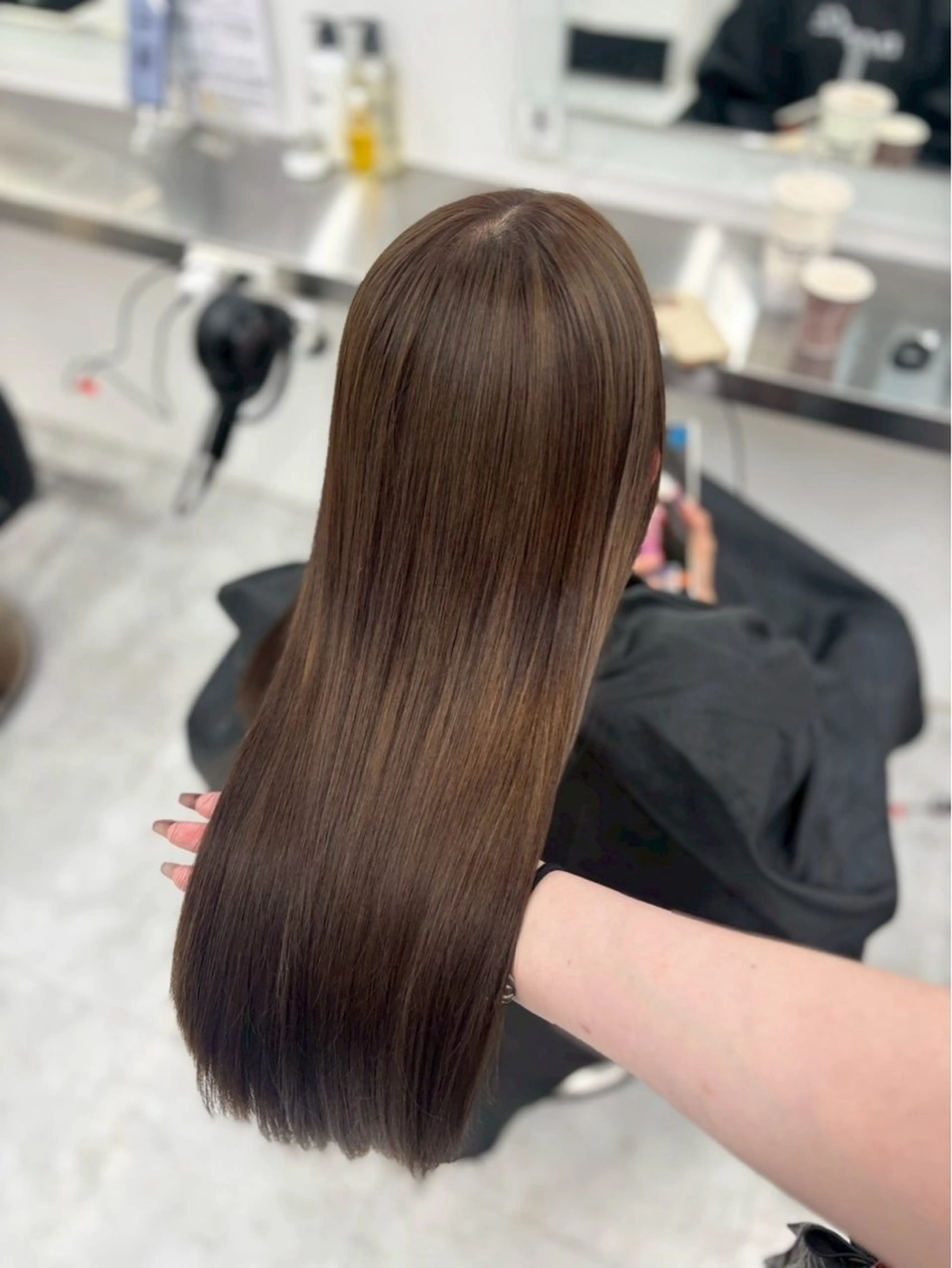 ロング カラー ヘアカラー ヘアセット 上品モテヘア🩶 karen🩶のヘアスタイル