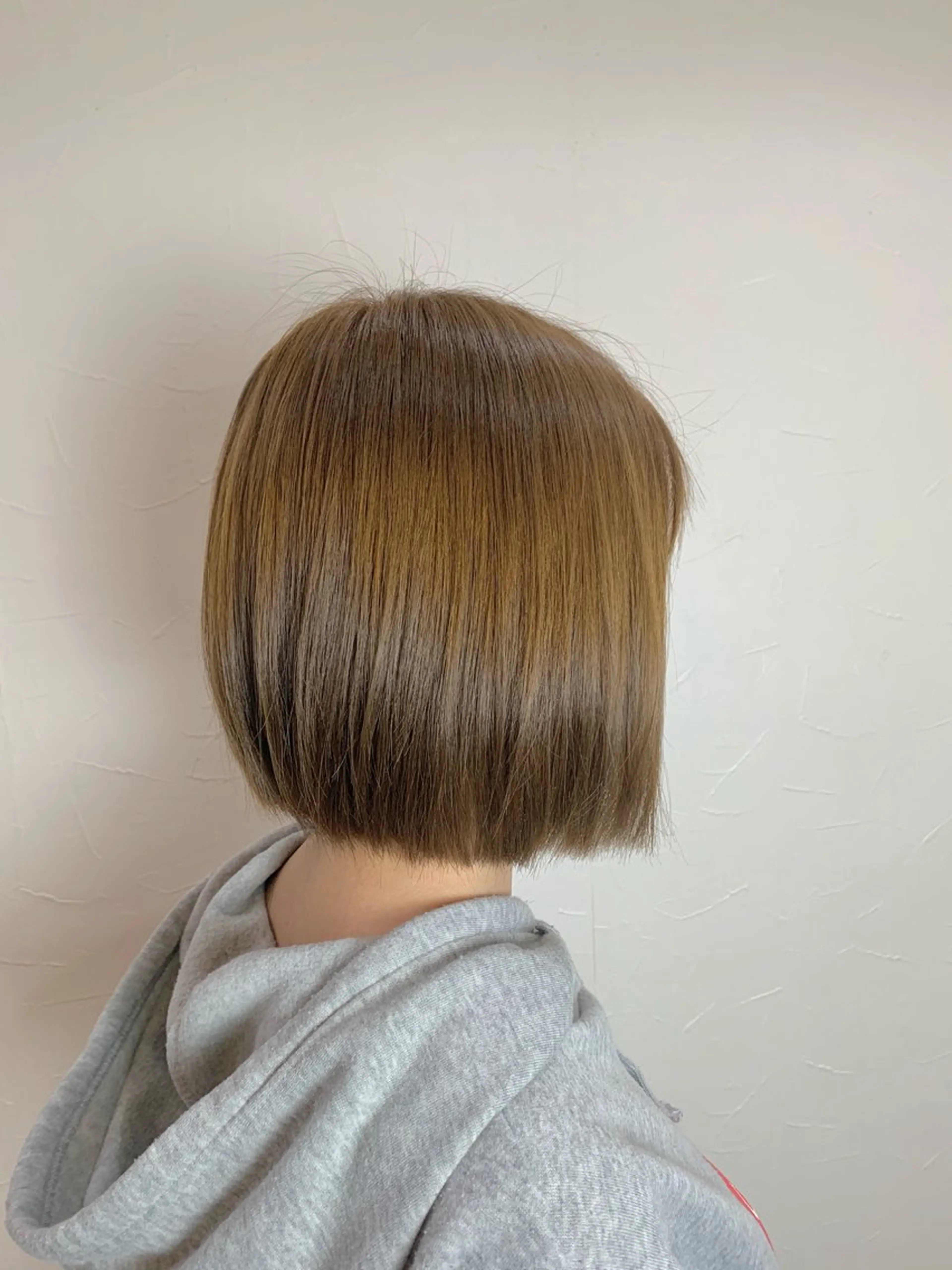 ショート ボブ 縮毛矯正&髪質改善/ きょうの🐺のヘアスタイル