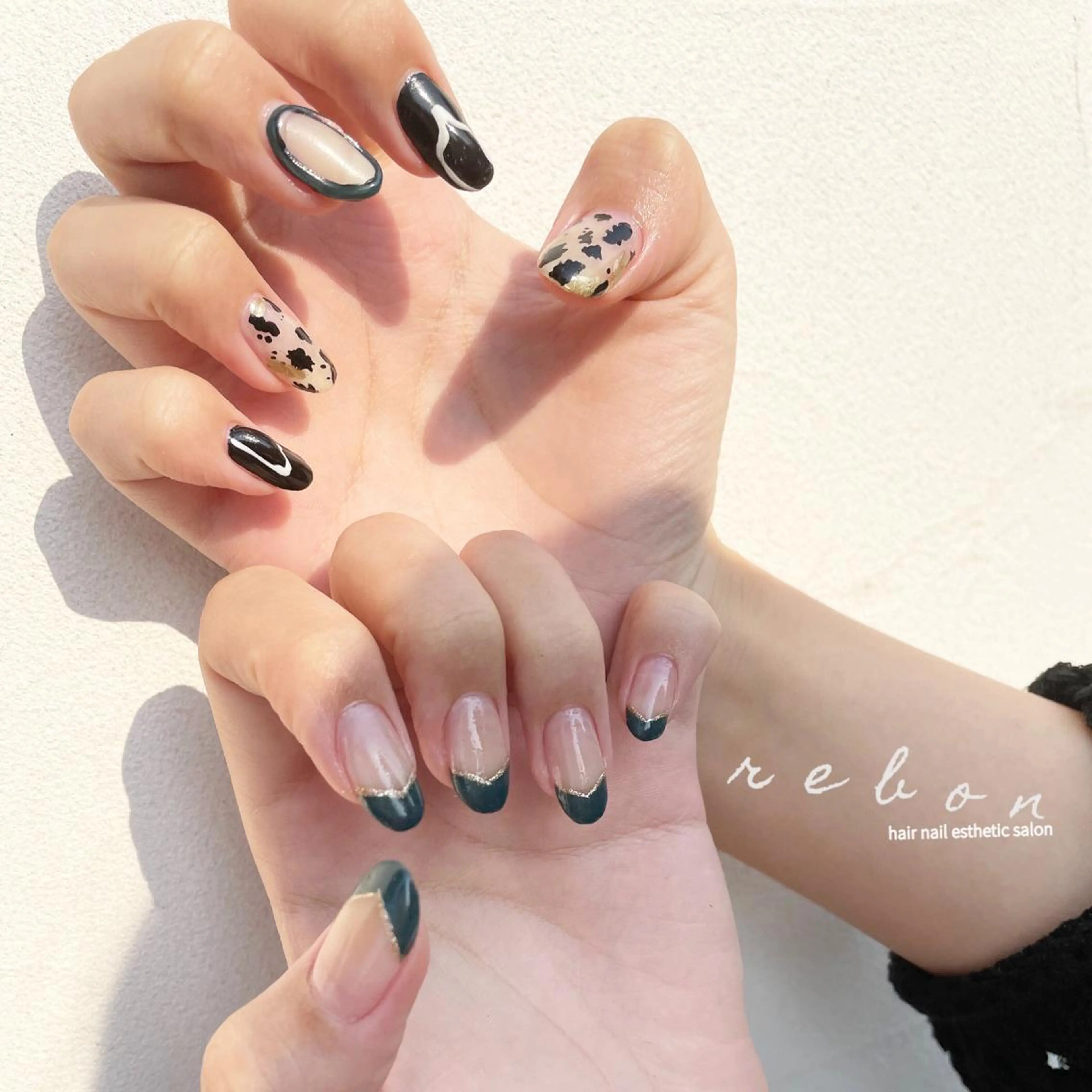 ネイル ハンドネイル フットネイル rebon＊ natsukiのネイルデザイン