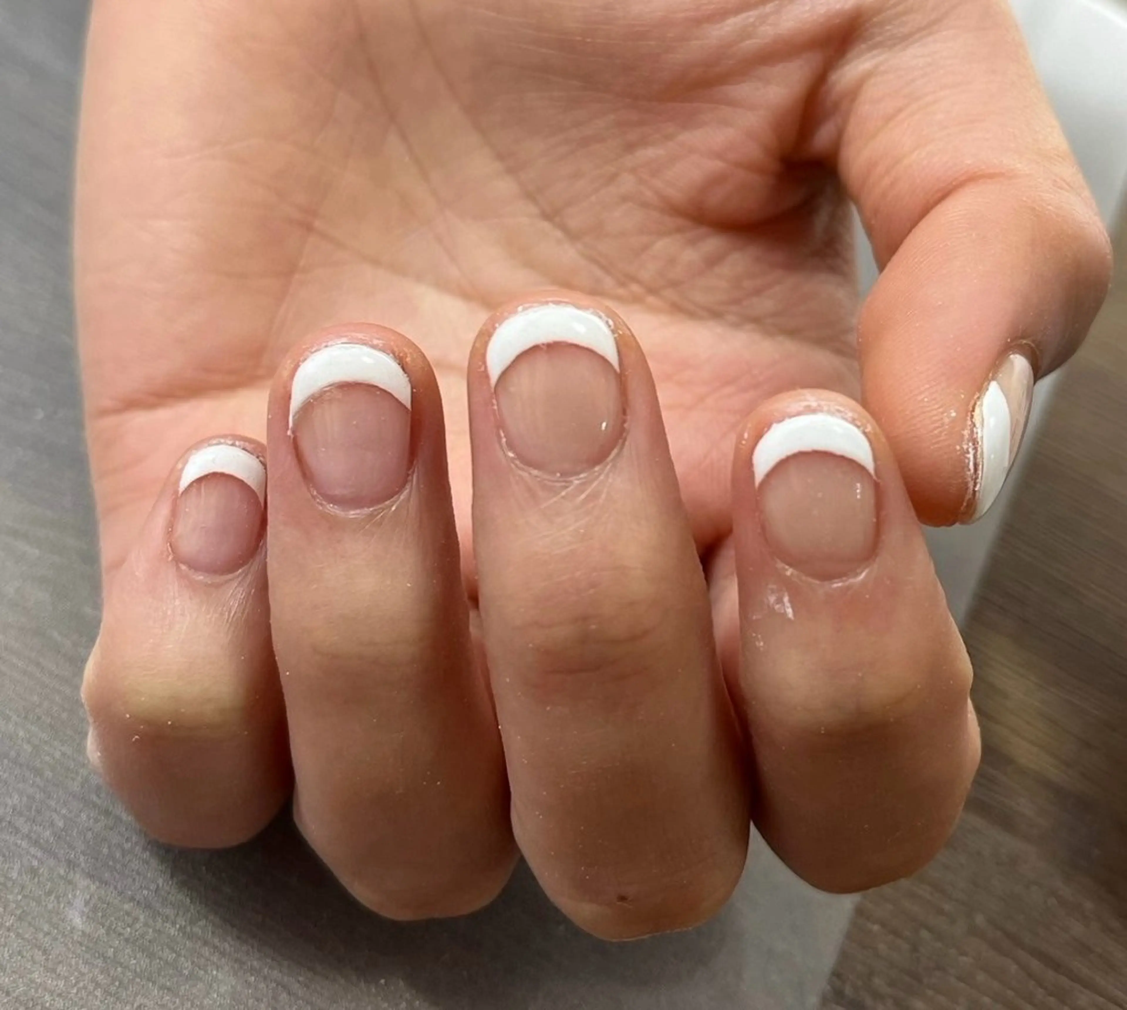 ショート marble Rinaのネイルデザイン