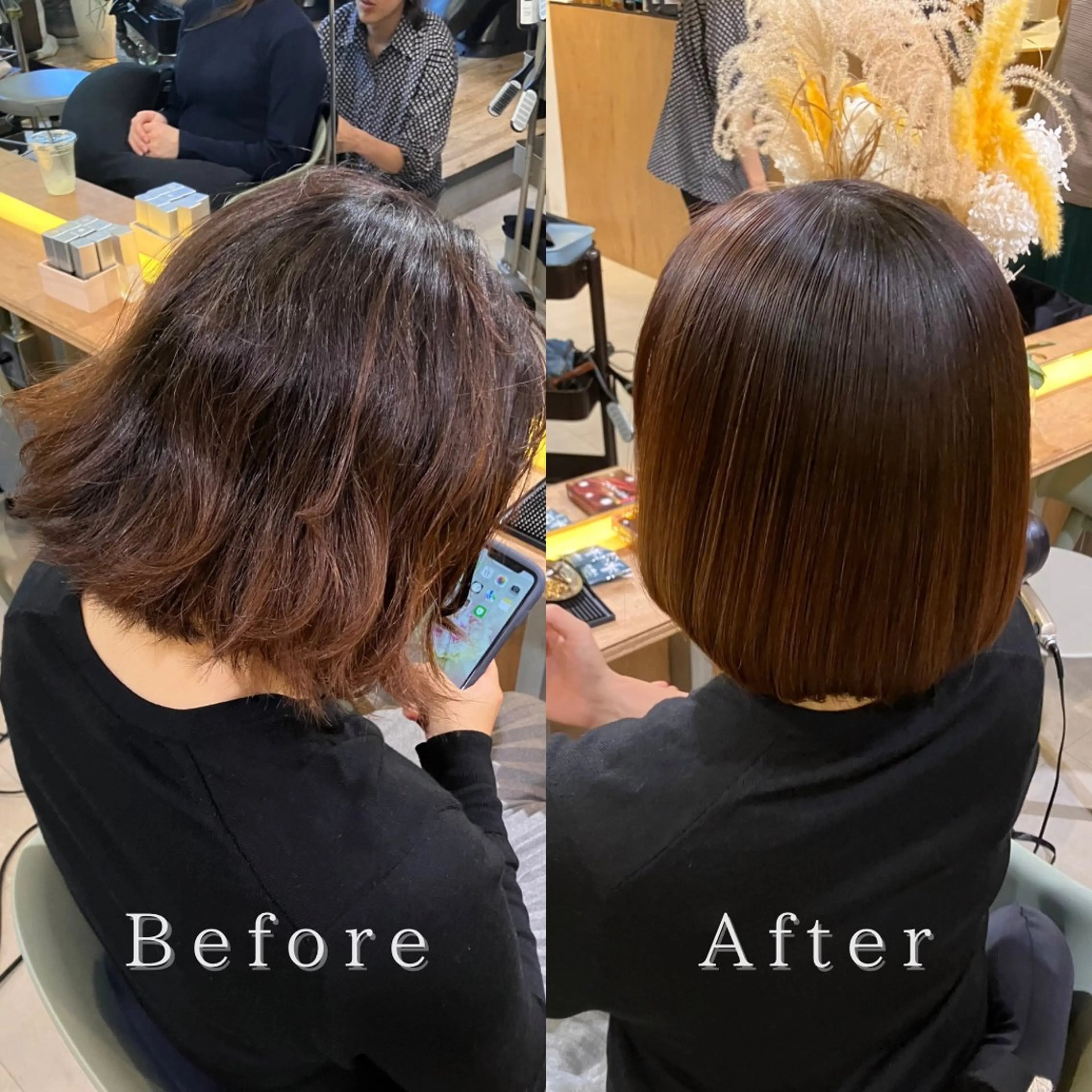 ♥️広がり、うねり、パヤパヤ改善♥️美髪縮毛矯正×髪質改善ヘアエステ【¥37,400→¥22,000】の写真