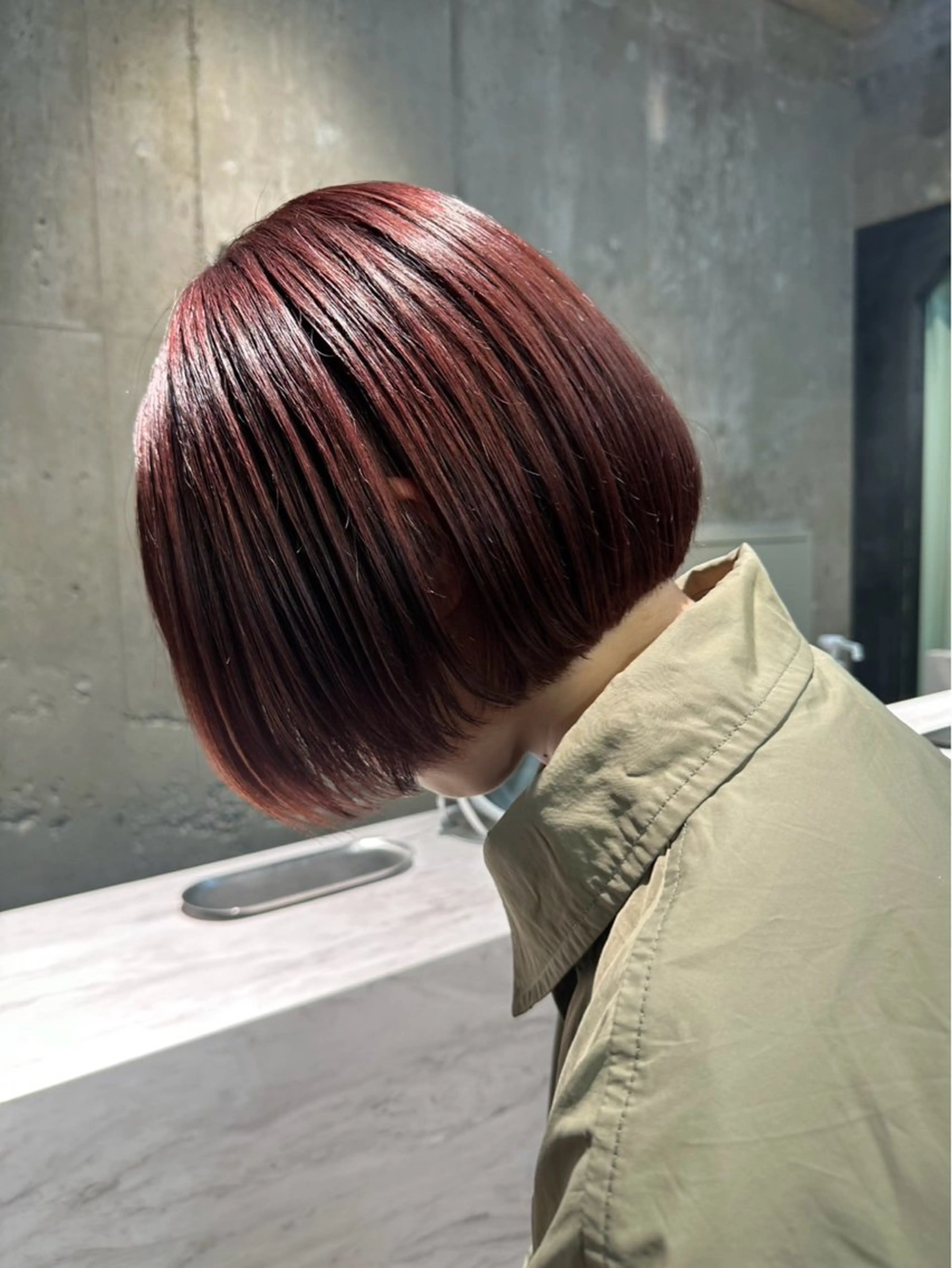 ショート パーマ パーマ、ストレート 🫧ちひろ🫧のヘアスタイル