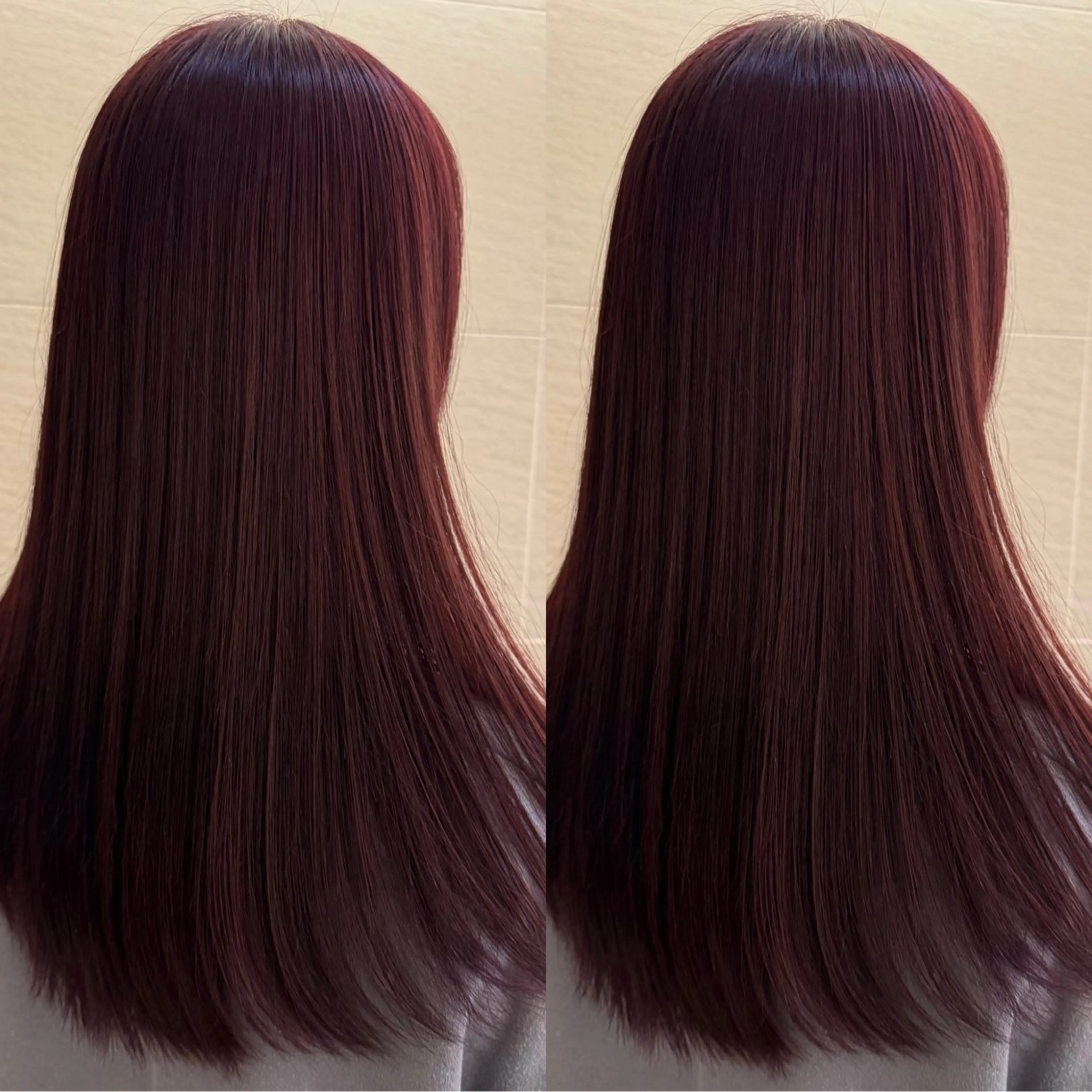 セミロング 髪質改善 縮毛矯正 酸性ストレート 縮毛矯正 酸性ストレート/ ちさとのヘアスタイル