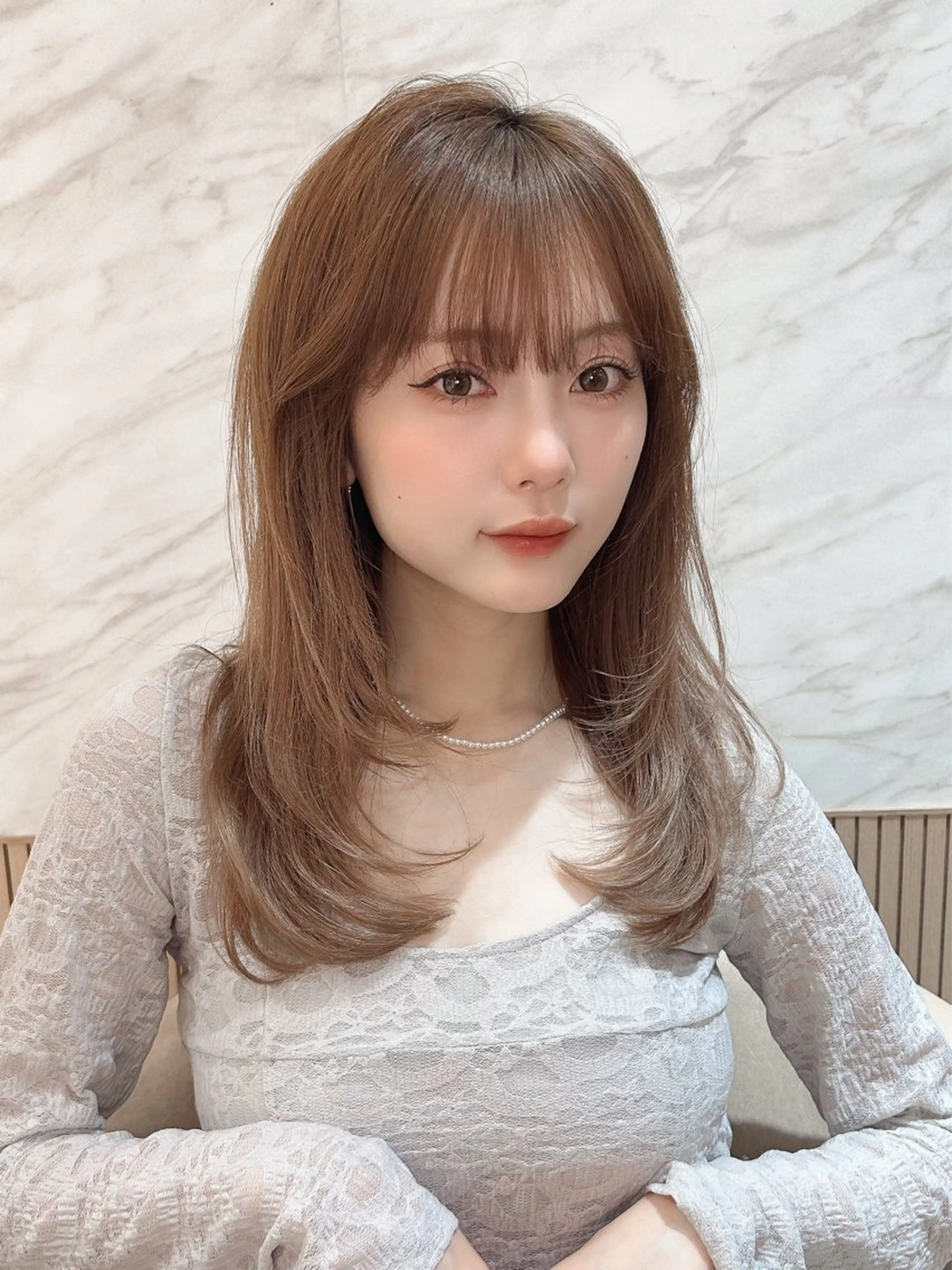 ミディアム 錦糸町美容室Londespoirロンドエスポワール所属・小久保 美空のヘアスタイル