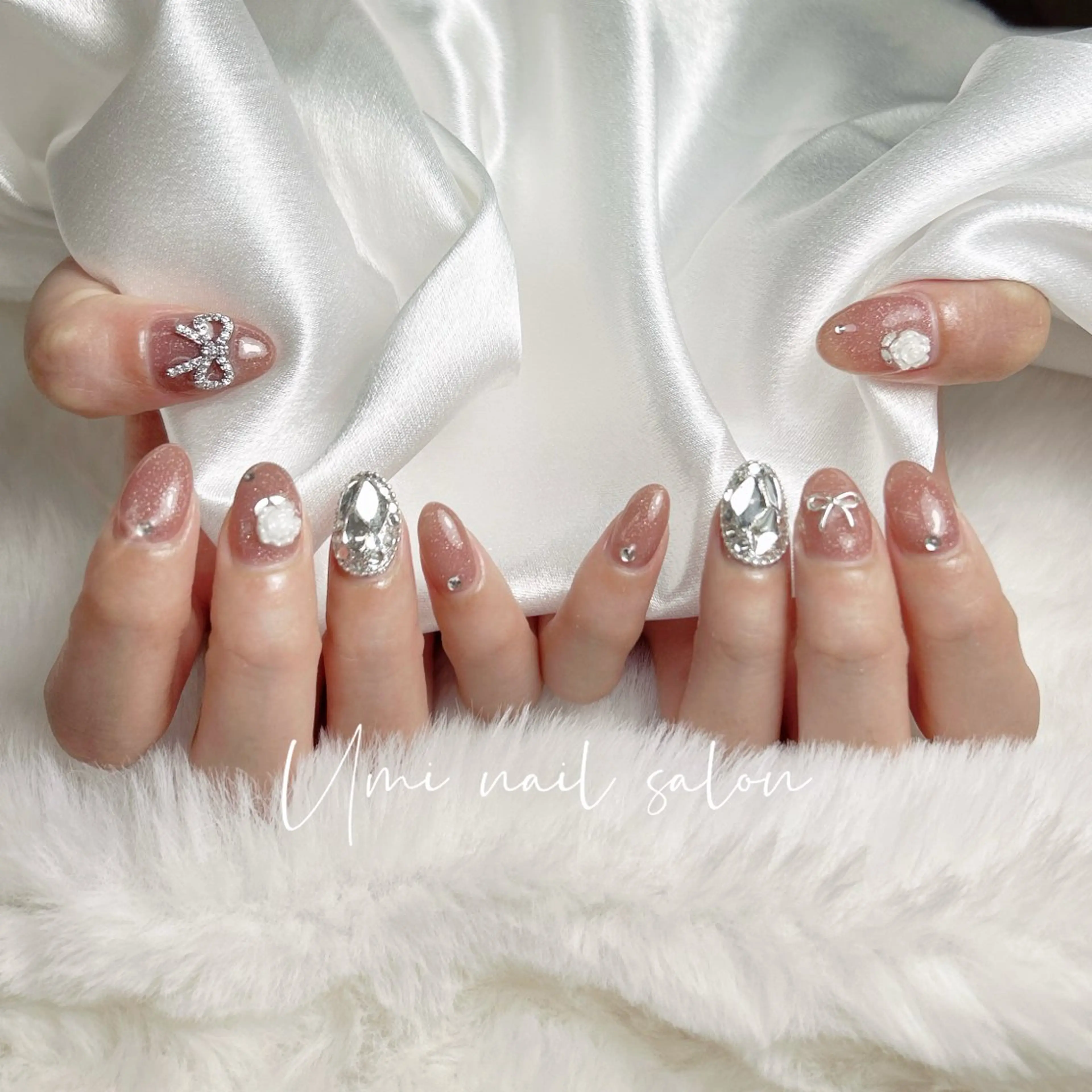 【Hand】🎗️画像持込やり放題(時間内デザイン6本ＯＫ)🎗️パラジェルあり💗の写真