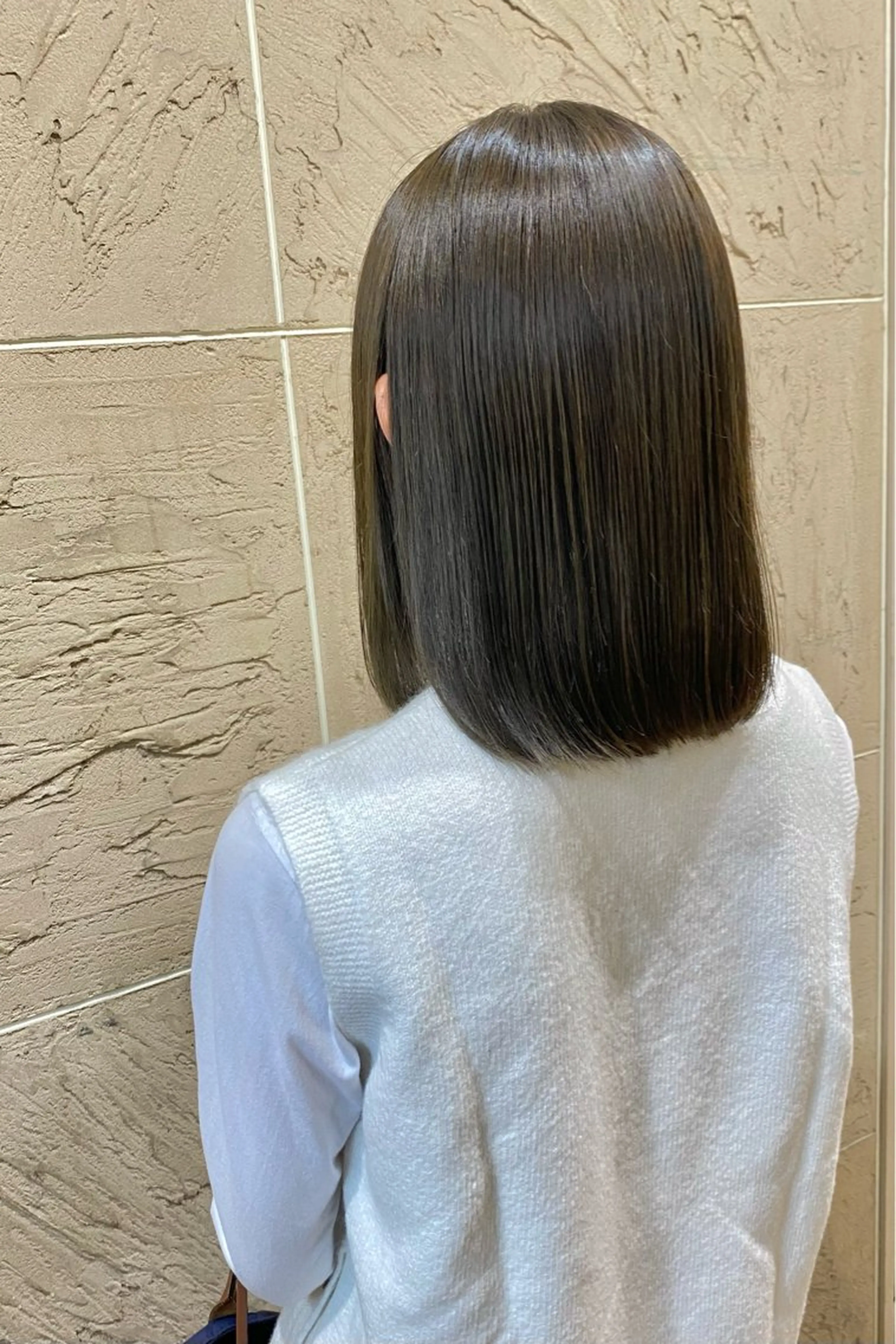 セミロング カラー ヘアカラー 菊地 紗矢のヘアスタイル