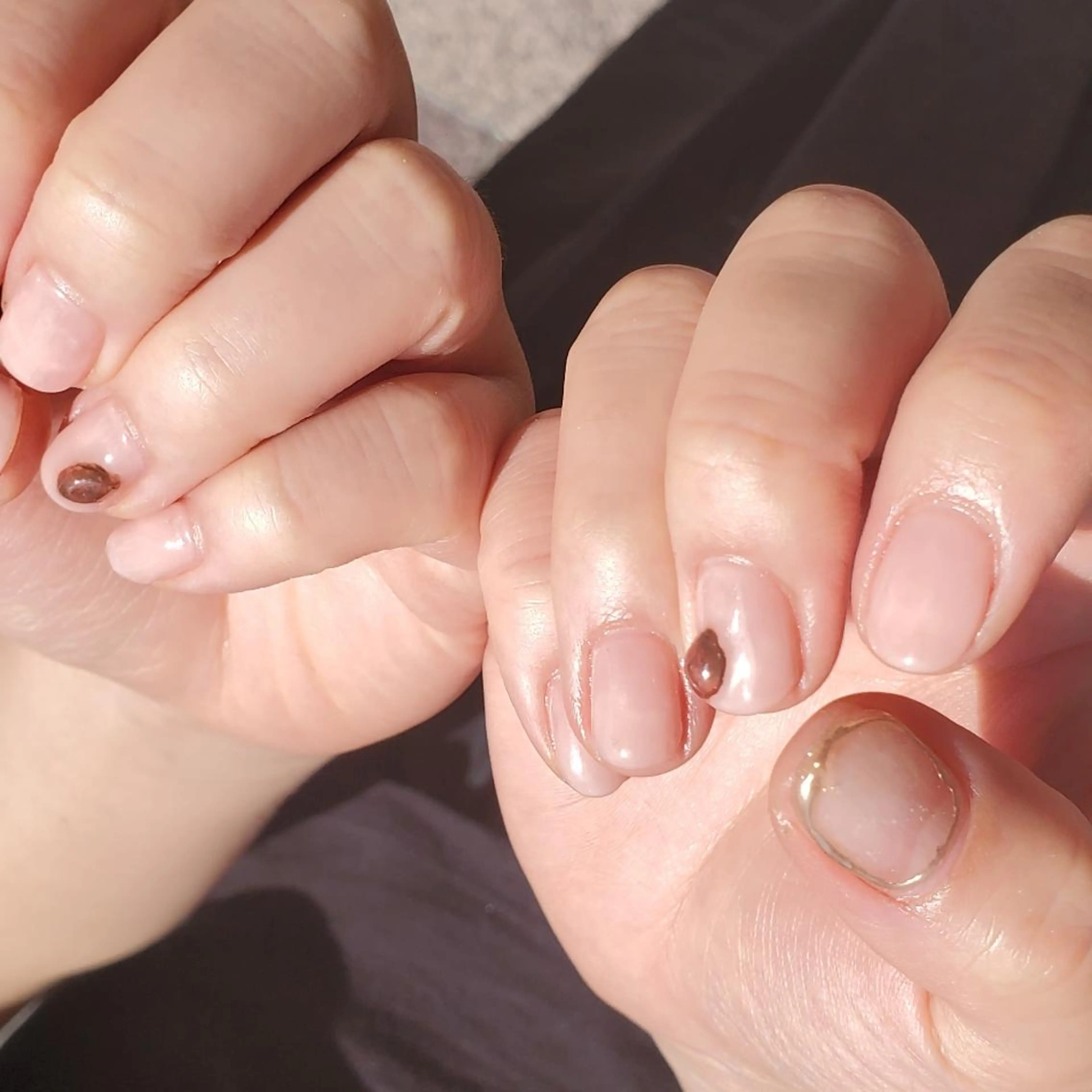 ネイル アートネイル クリアネイル ぷっくりネイル MOM  原宿店所属・MoM マムネイル原宿のネイルデザイン