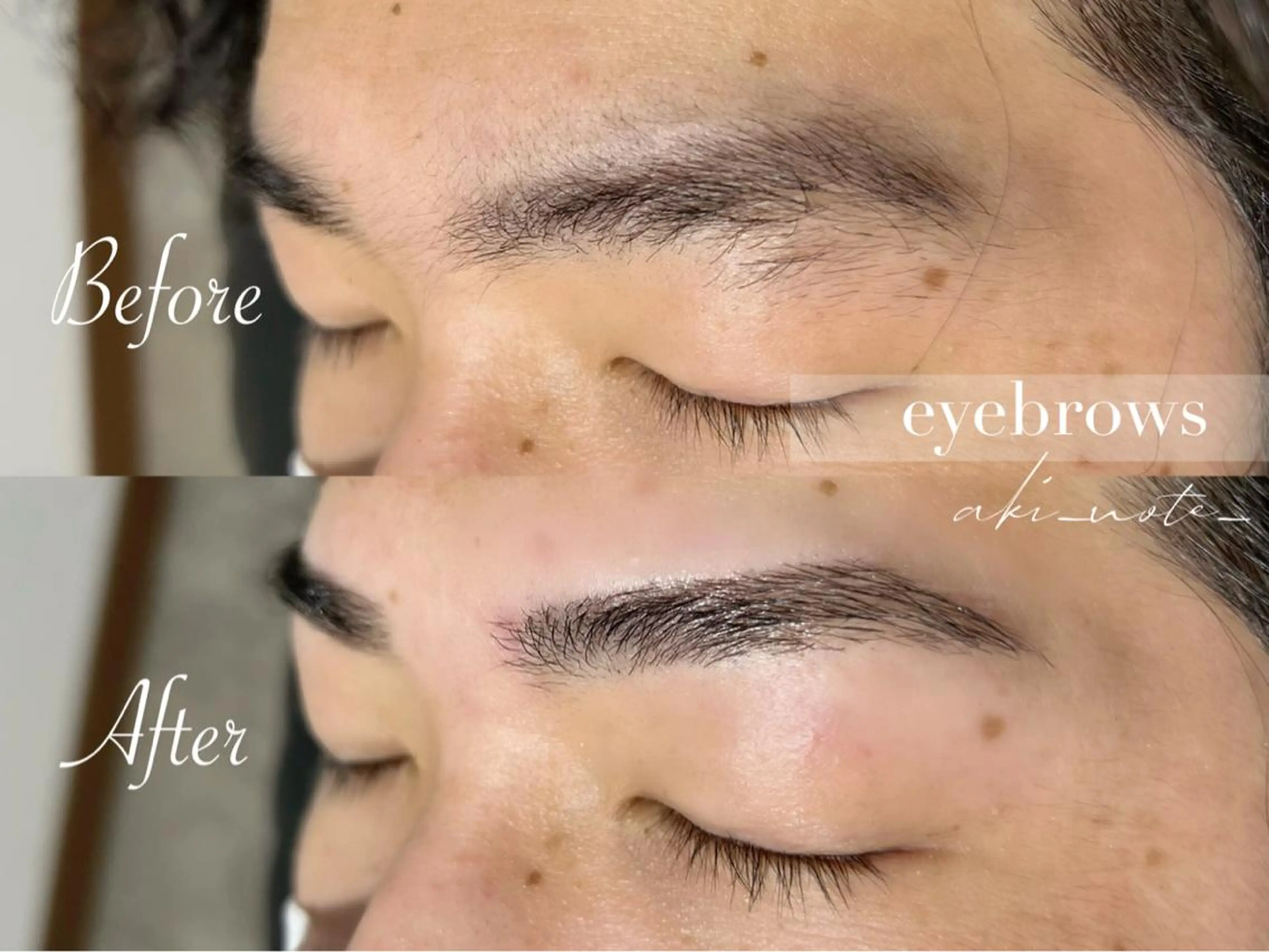 メンズ アイブロウ メンズパーマ 眉毛ワックス脱毛 その他(アイブロウ) GRANDE大須 栄/店長 aki🌙のネイルデザイン