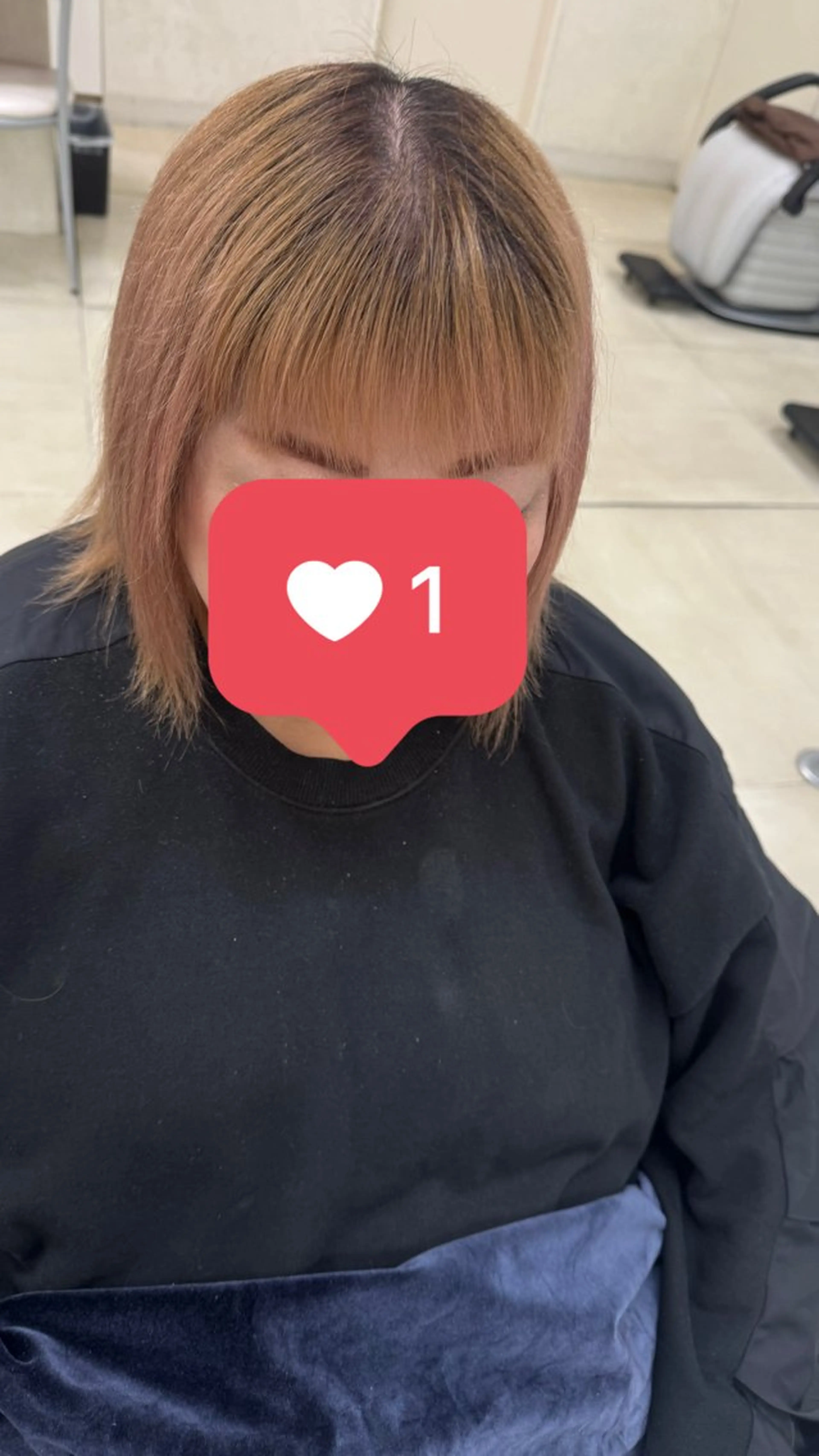 タカハシ リナのヘアスタイル