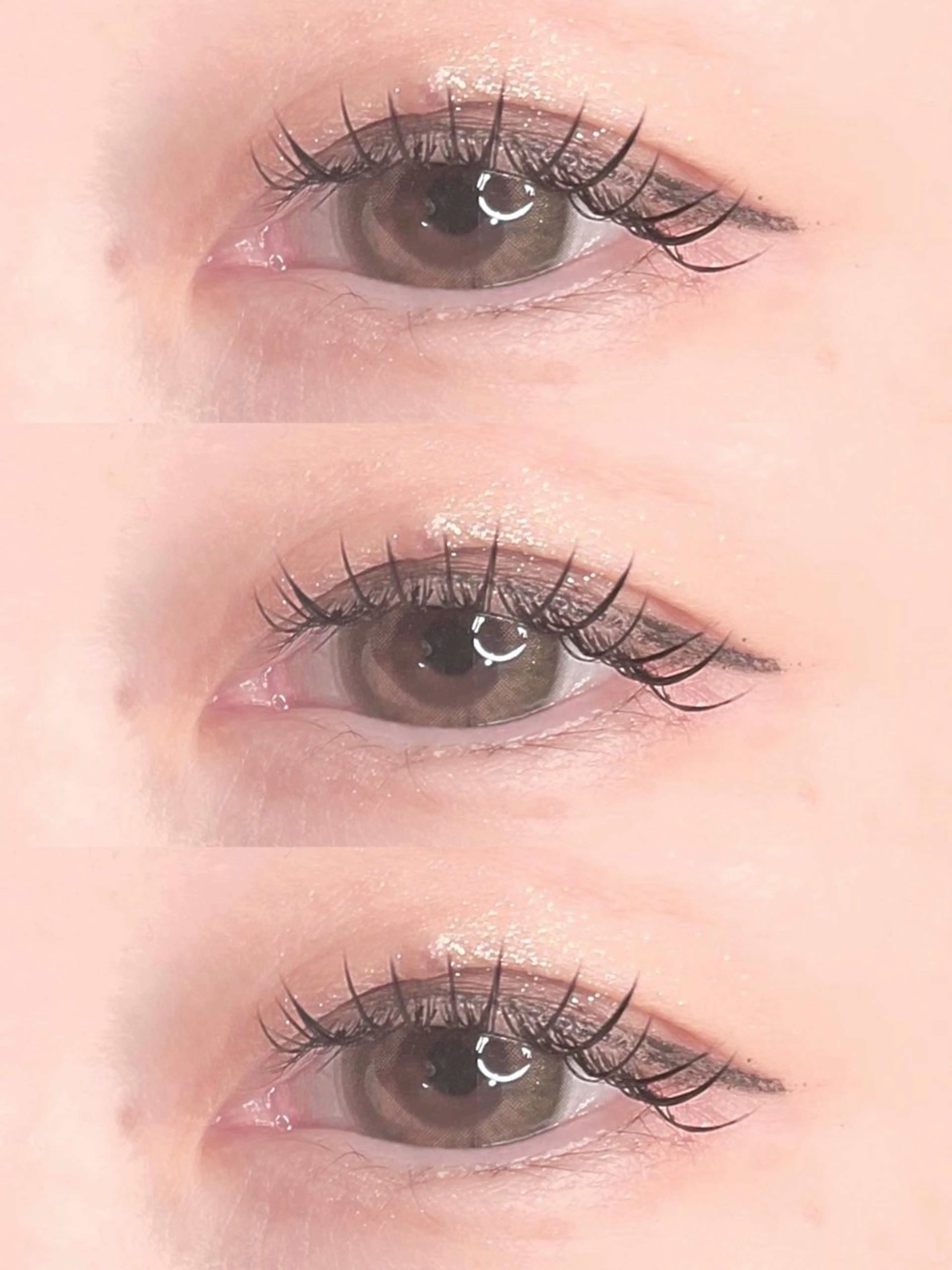 マツエク・マツパ 束感まつ毛 フラットラッシュ eyelash salon M所属・M. yuinaのマツエク・マツパデザイン