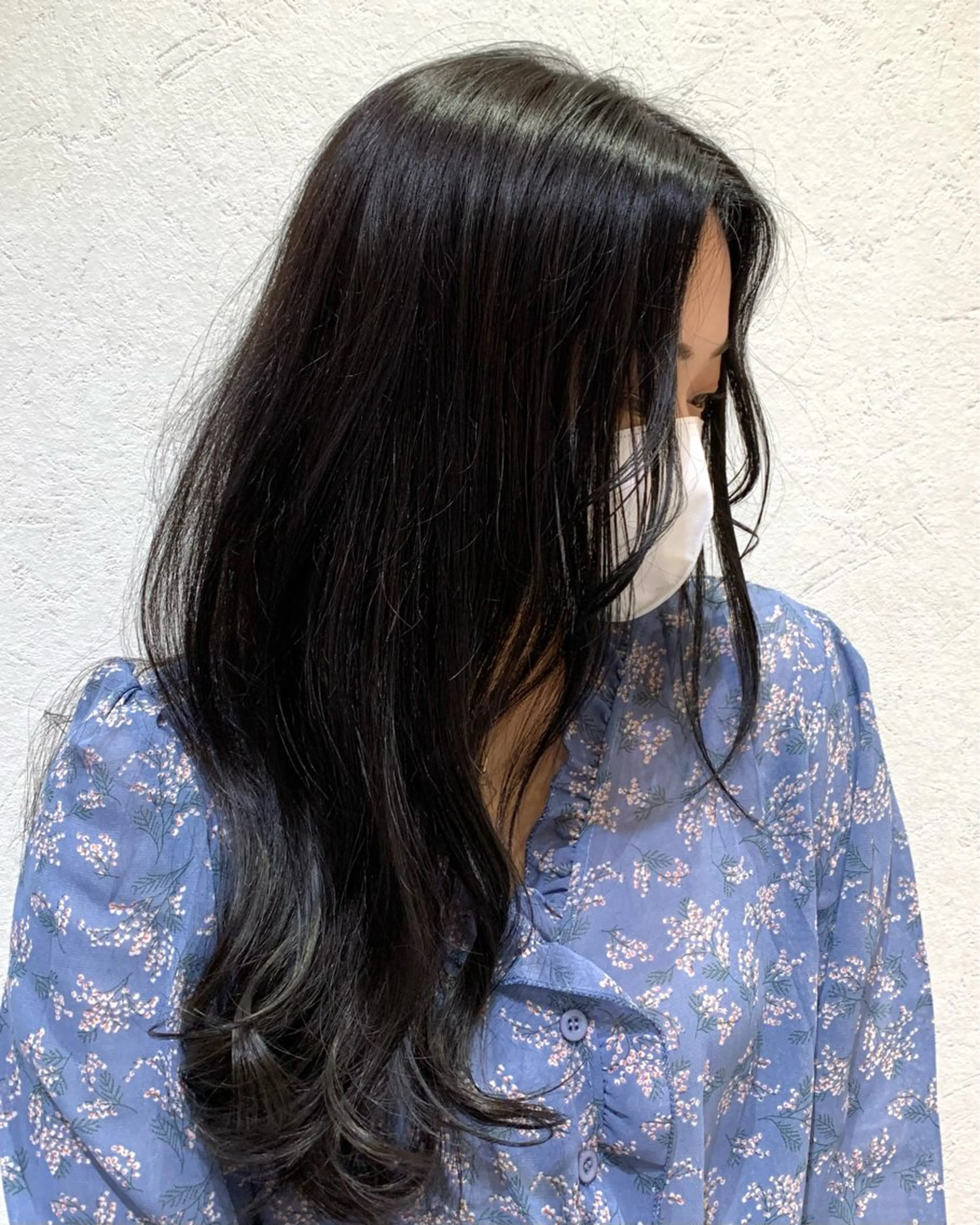 ロング デザインパーマ/ 艶カラー/ボブのヘアスタイル