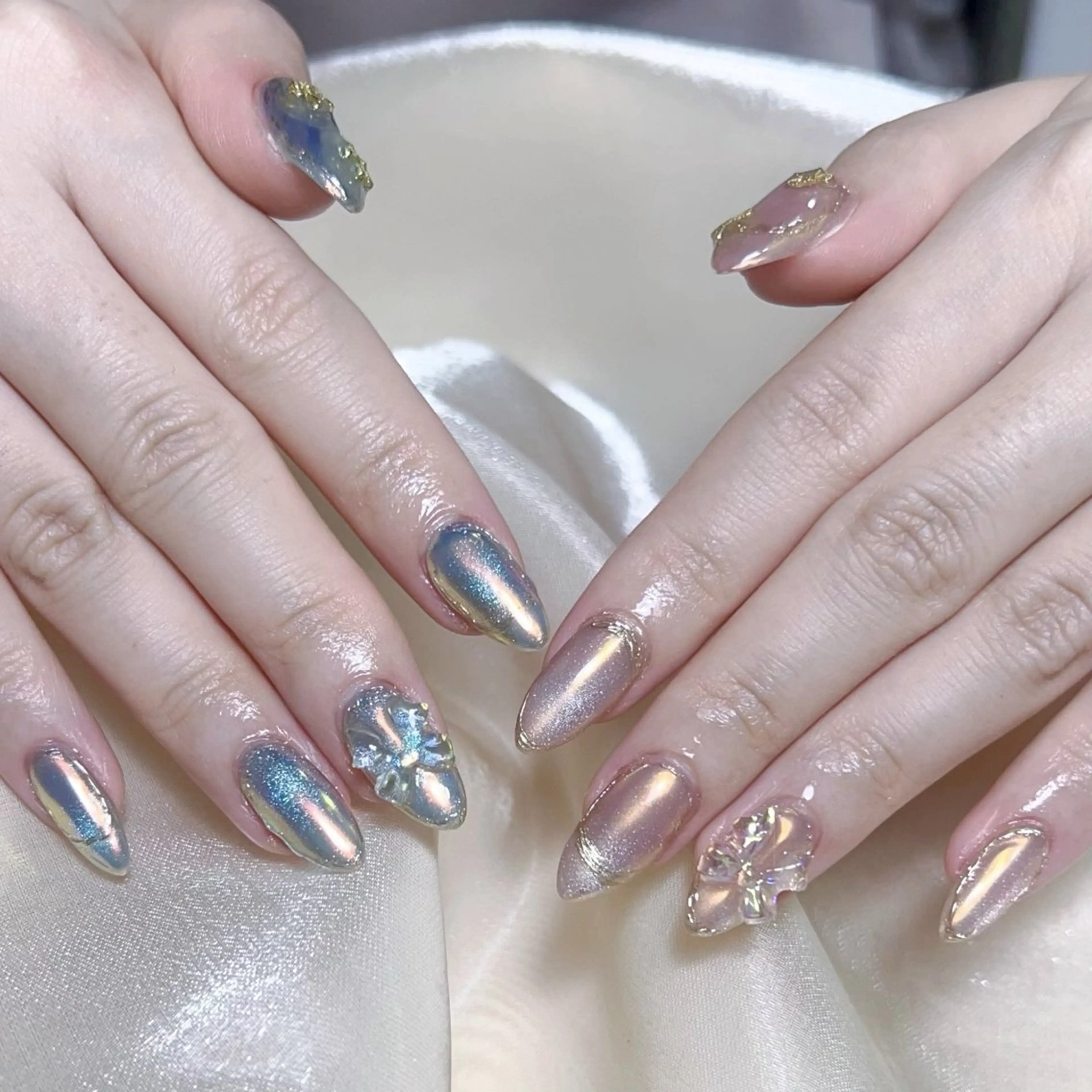 メンズ ネイル 持ち込み ハンドネイル NAILサロン 木にいるのネイルデザイン