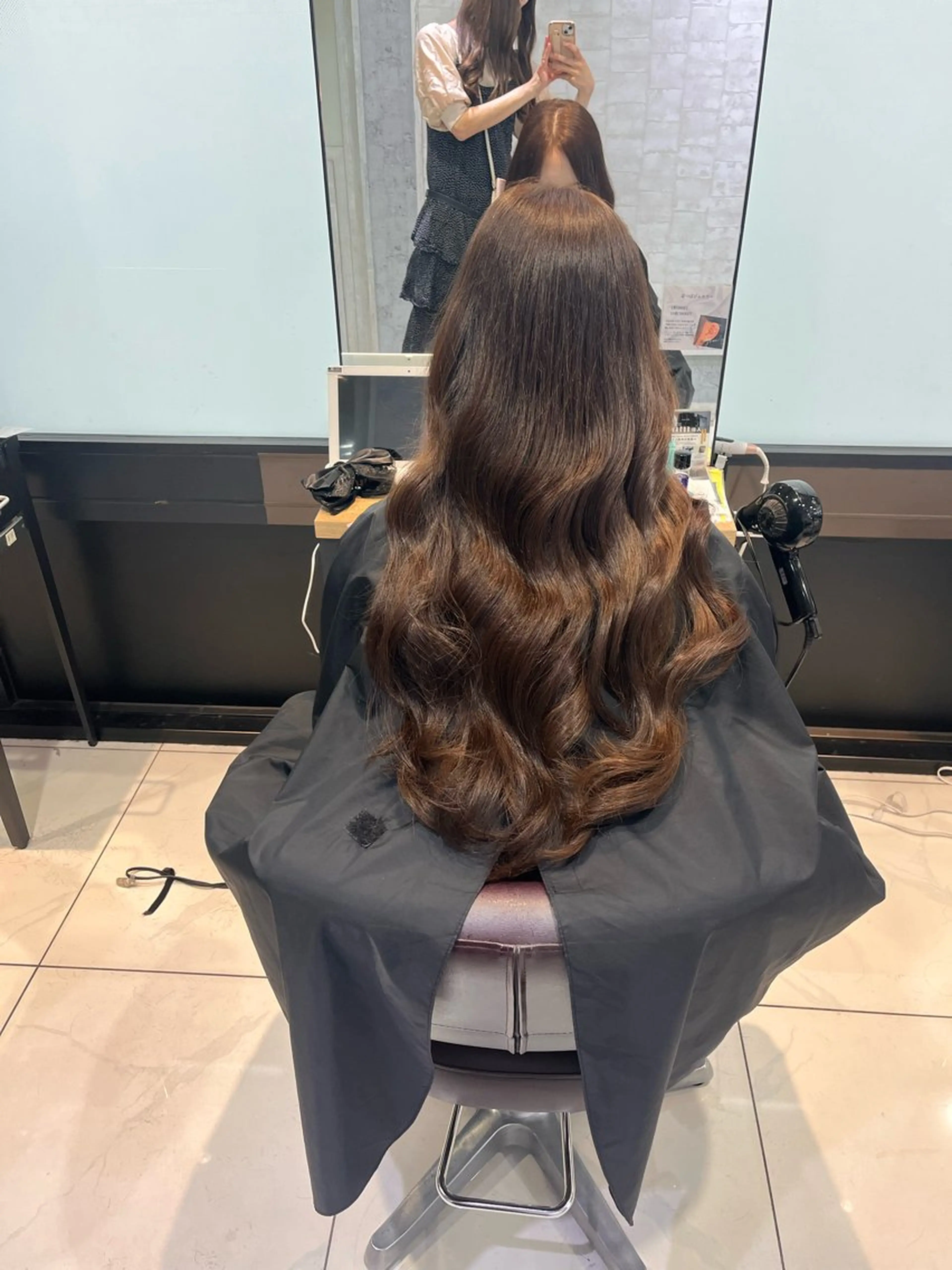 ロング カラー カット ヘアカラー トリートメント 🩰モテ艶girly ヘア🪽彩香‎🪡⟡のヘアスタイル