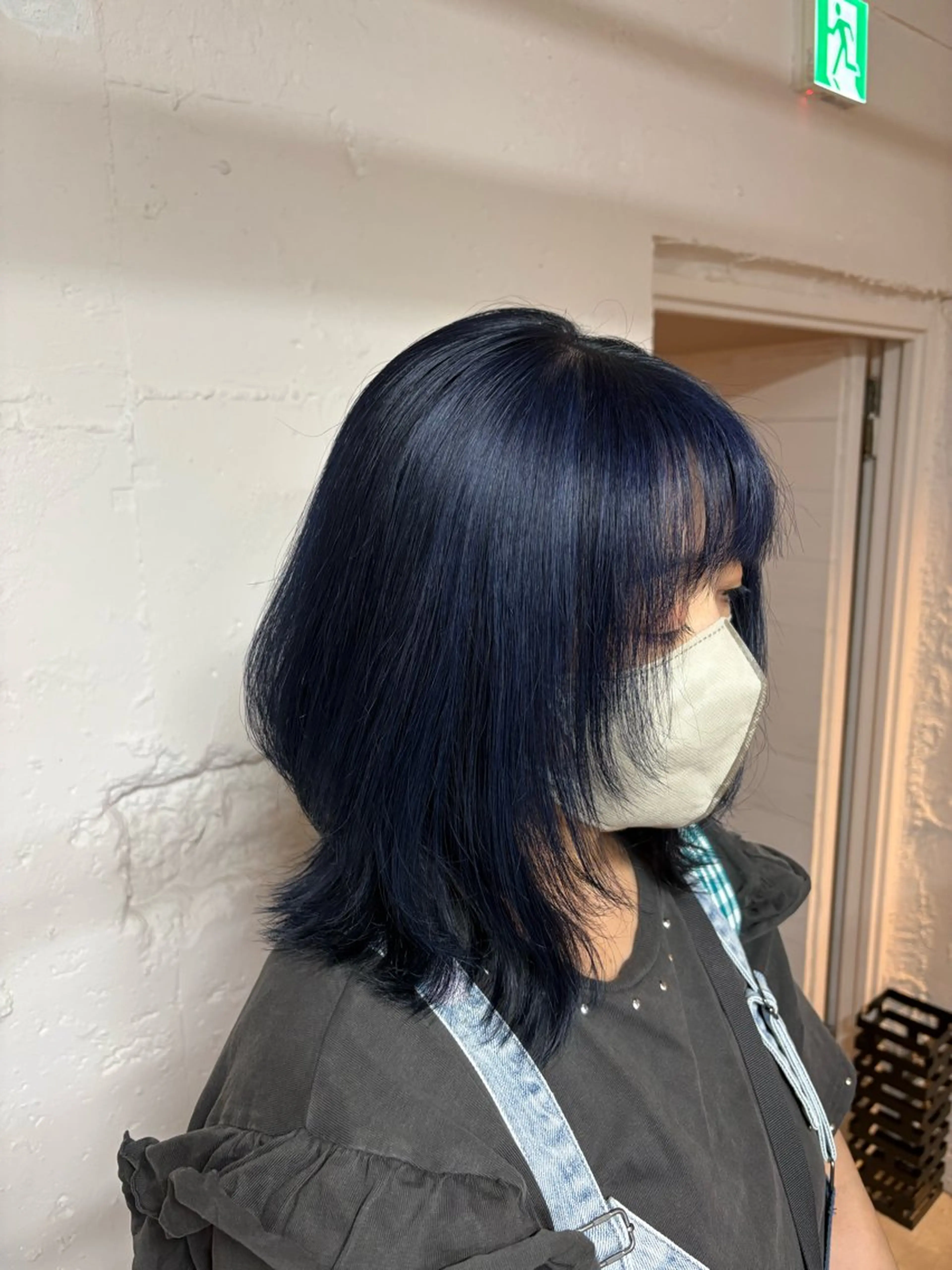 ミディアム tokute 中野真咲🐺のヘアスタイル