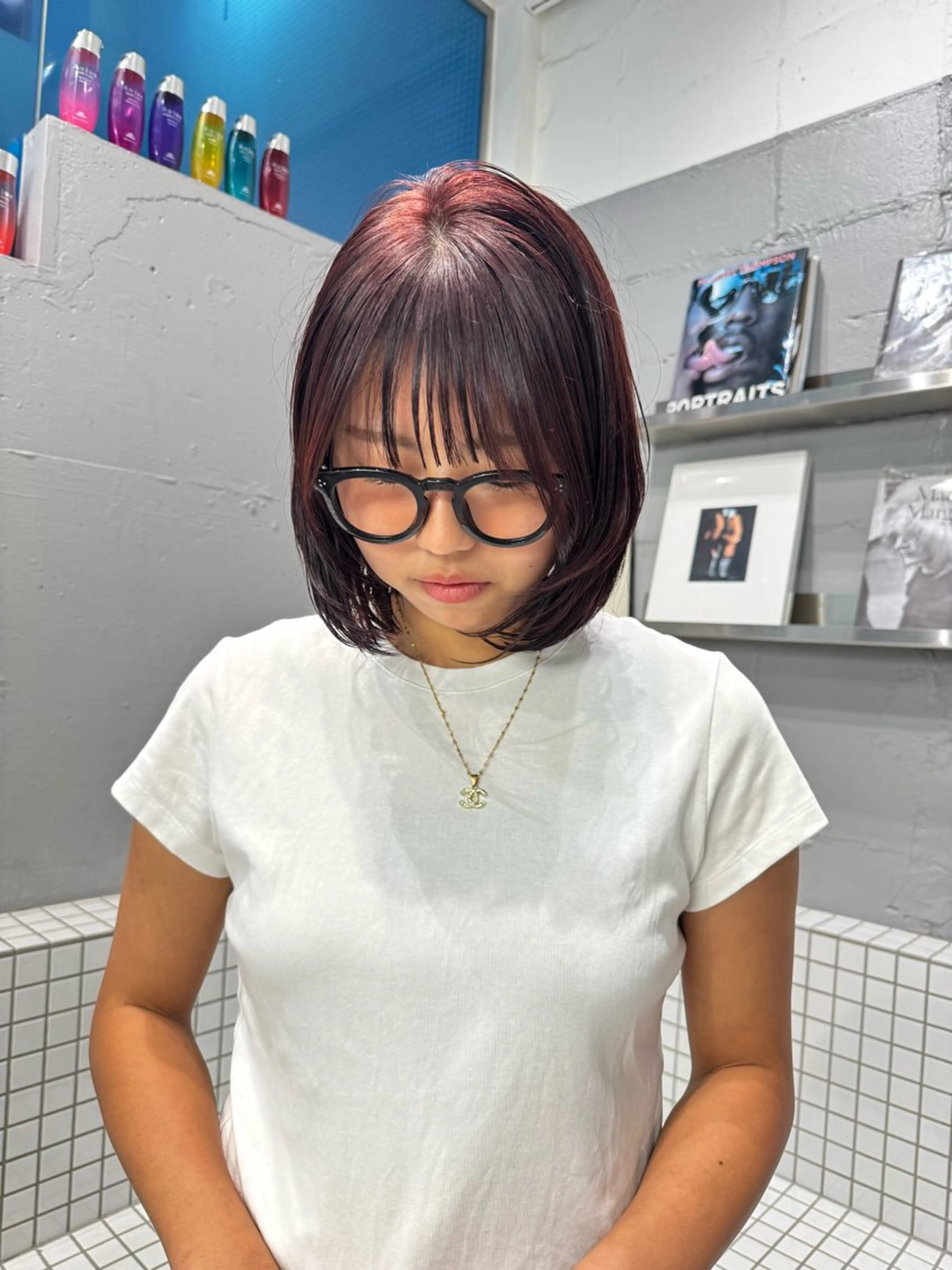 カラー ヘアカラー 🦋女子ウケメンズ パーマYUI🦋のヘアスタイル