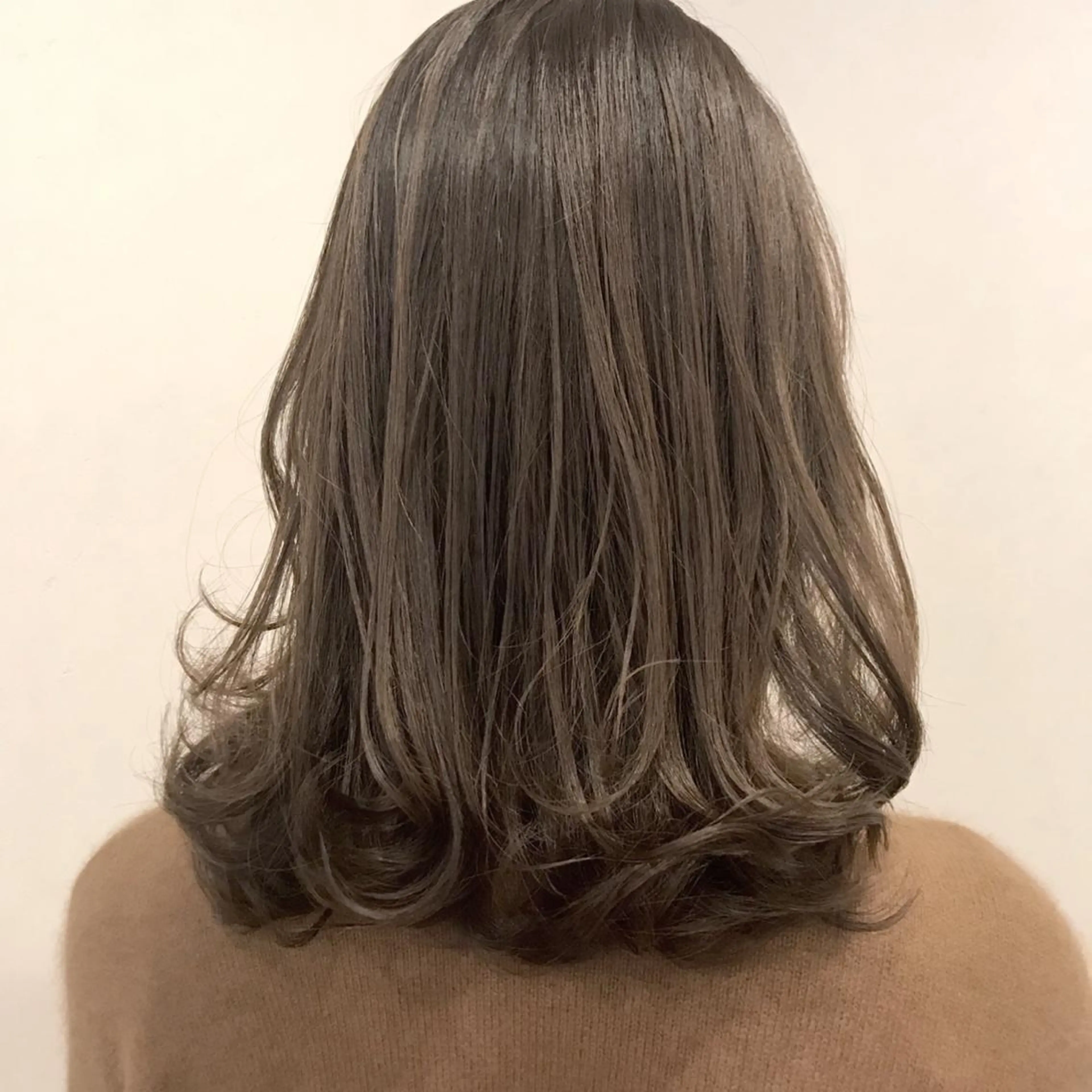 セミロング カラー メンズ限定クーポン シェアサロン博多のヘアスタイル