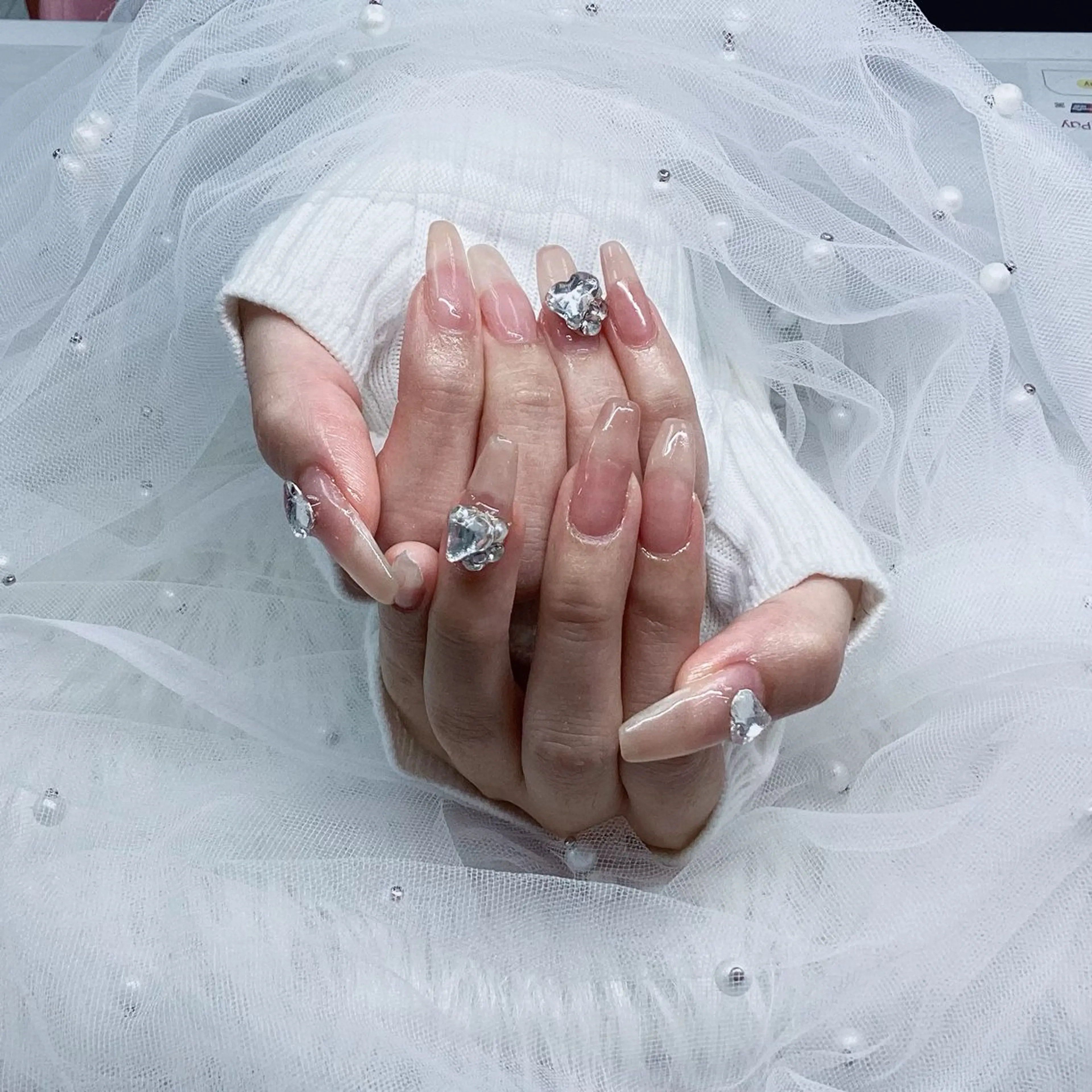 ネイル パーツ全部¥110 サロンミミのネイルデザイン