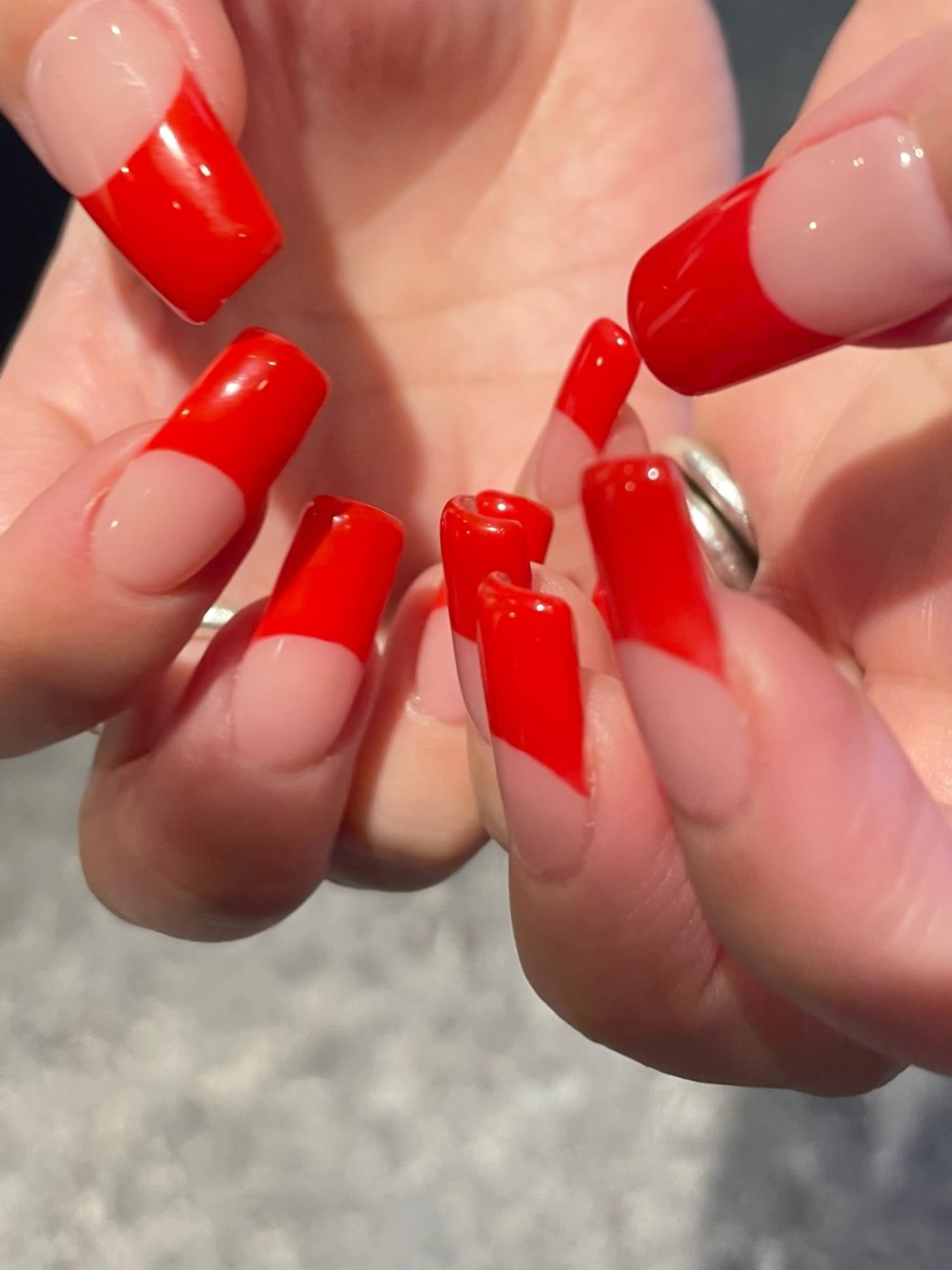 ネイル フレンチネイル ハンドネイル OAK中目黒 ネイリスト Nicoのネイルデザイン