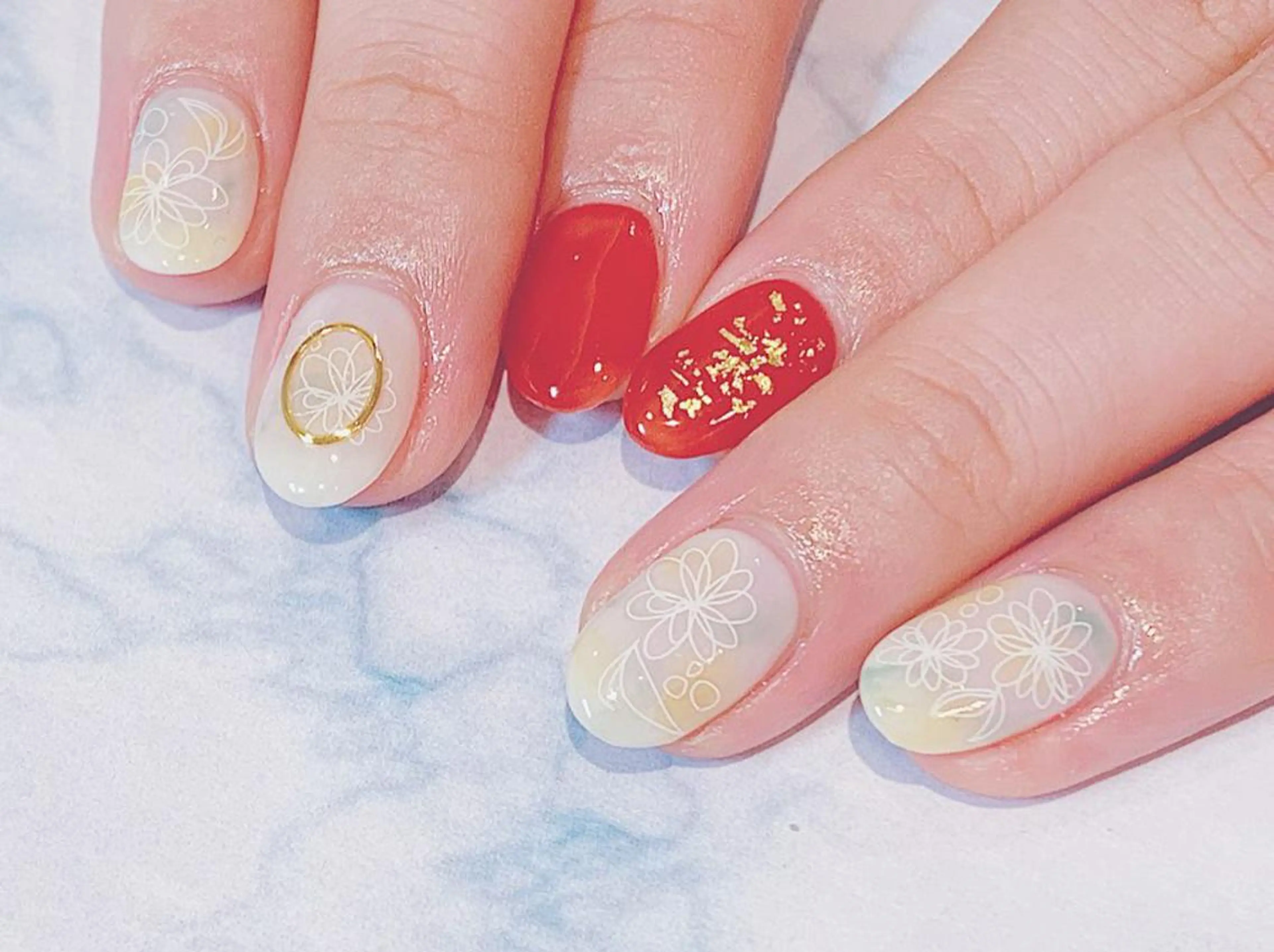 ネイル ハンドネイル LUKE所属・もとまつ さちこのネイルデザイン