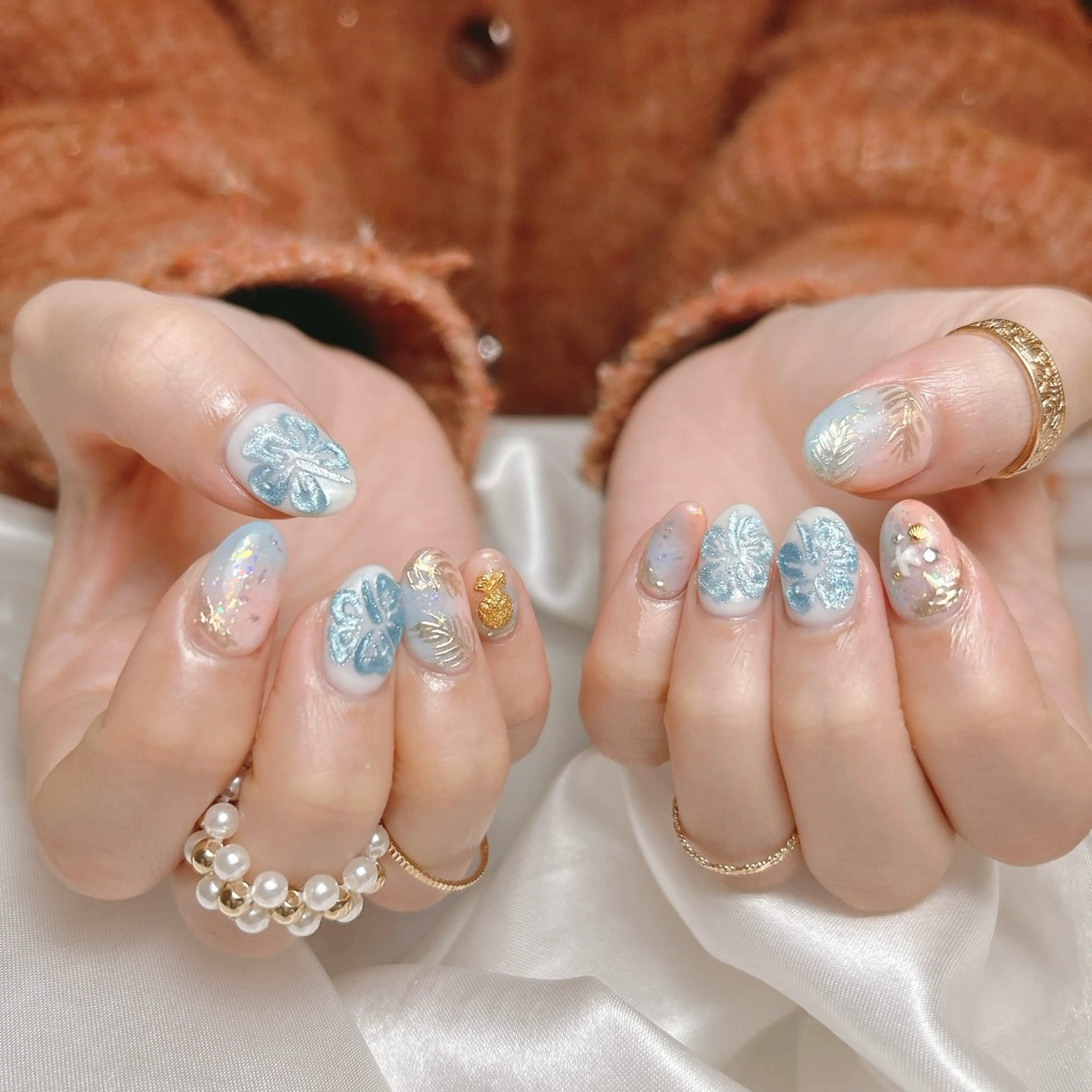 ネイル ハンドネイル junna のぞいてねのネイルデザイン