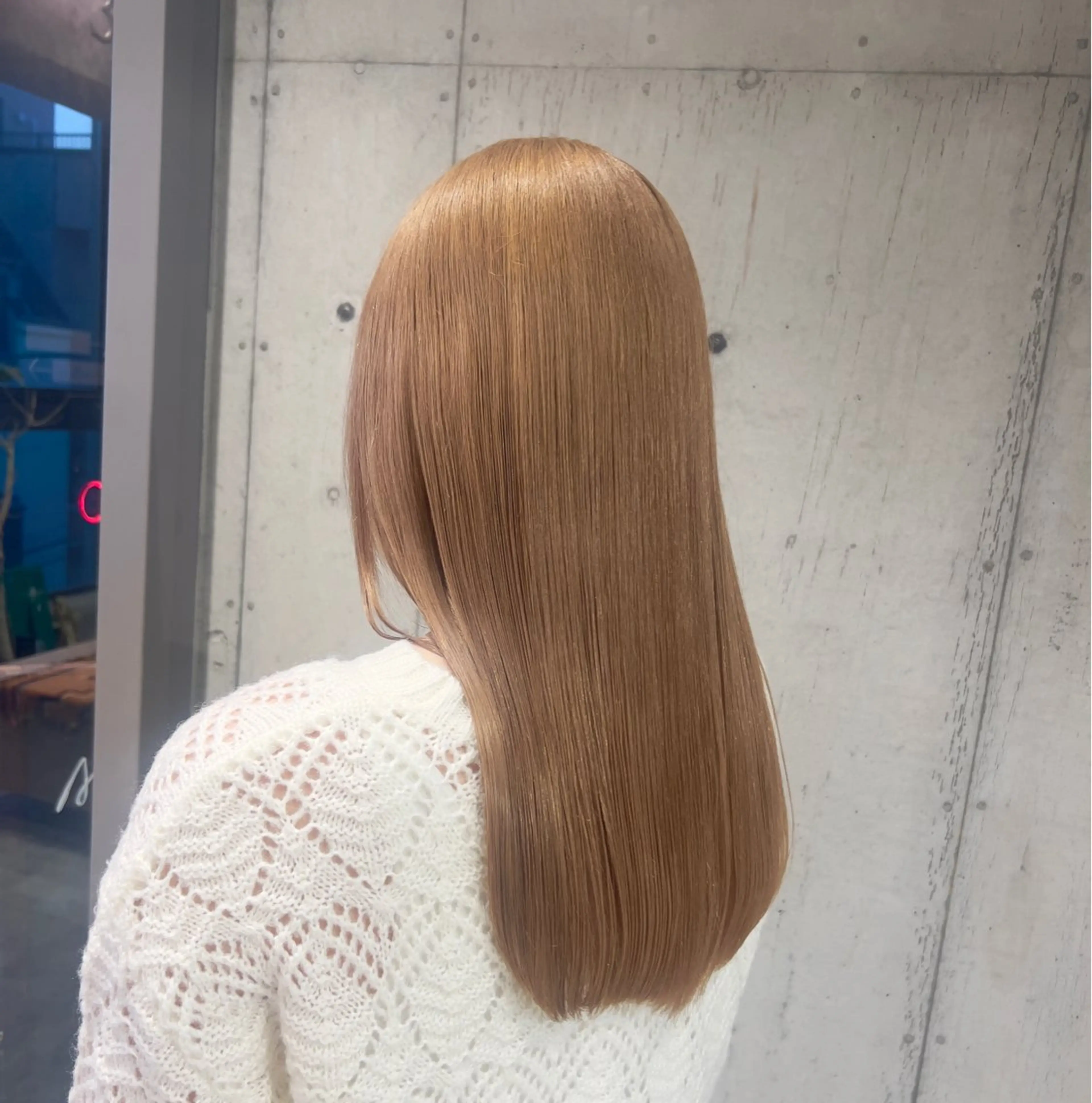 ロング ヘアカラー トリートメント 透明感/血色カラー/ 似合せレイヤー/ゆいのヘアスタイル