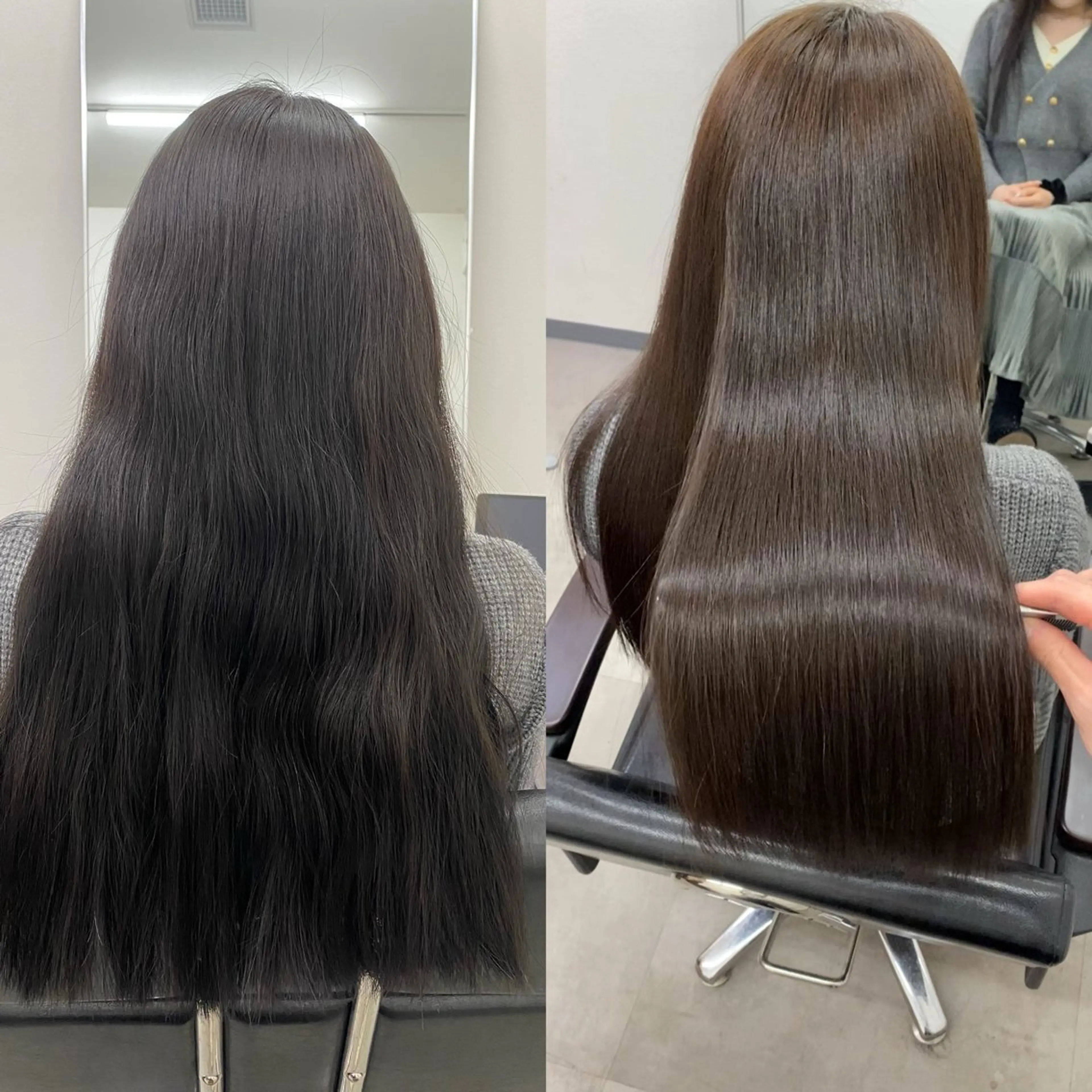 ロング 縮毛矯正 トリートメント shinka 髪質改善　縮毛矯正所属・美髪ストレート/美髪 レイヤー特化増原優斗のヘアスタイル