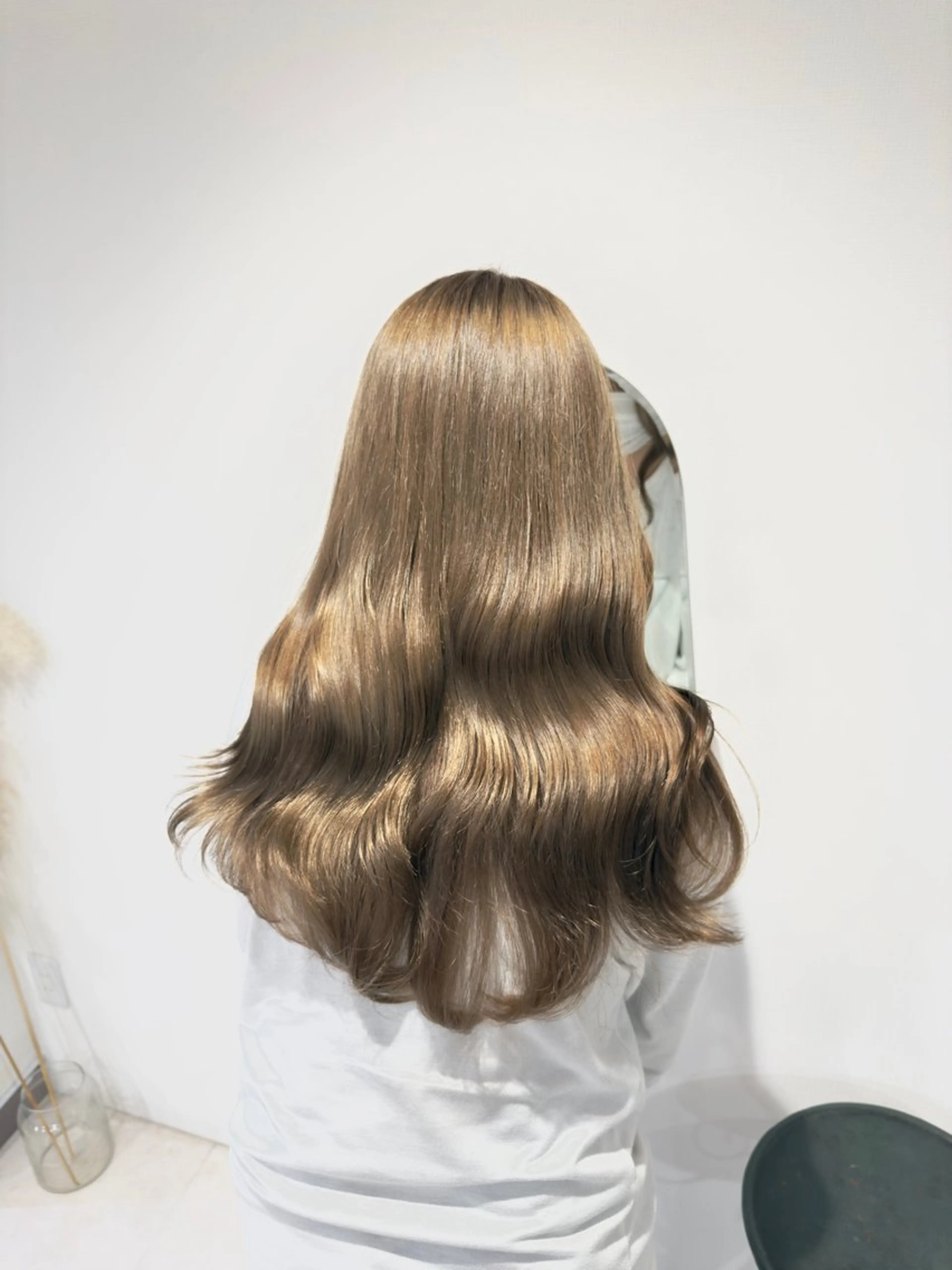 ロング カラー ブリーチ トリートメント amoretto 天文館🦋愛華のヘアスタイル